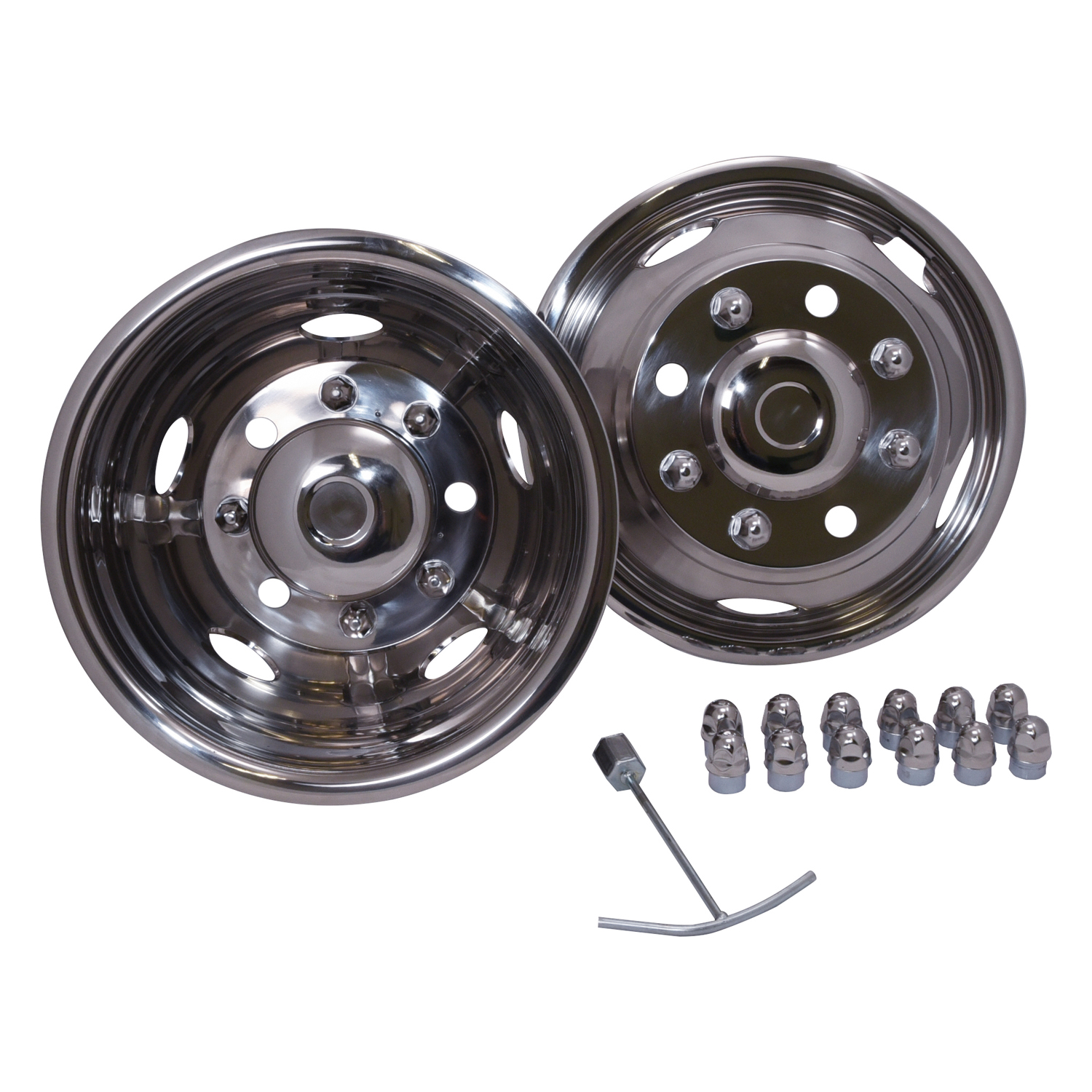 Coast To Coast IWCN17G11 - With 2 Front Wheel Liners/ 2 Rear Wheel Liners/ 4 Axle Covers/ 16 Jam Nuts