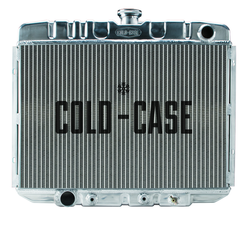 Cold Case Radiators FOM588A - 67-70 Mustang BB 24 Inch Aluminum Performance Radiator AT Cold Case Radiators FOM588A - 67-70 Mustang BB 24 Inch Aluminum Performance Radiator AT