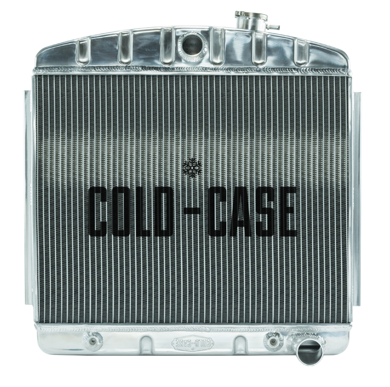 Cold Case Radiators CHT563A - 55-56 Tri-5 Chevy Aluminum Radiator 6 Cyl (Front Mount) Cold Case Radiators CHT563A - 55-56 Tri-5 Chevy Aluminum Radiator 6 Cyl (Front Mount)