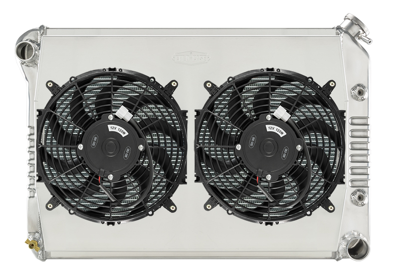 Cold Case Radiators CHN548ASK - 68-79 Nova Big Block Dual 12 Inch Fans Automatic Trans