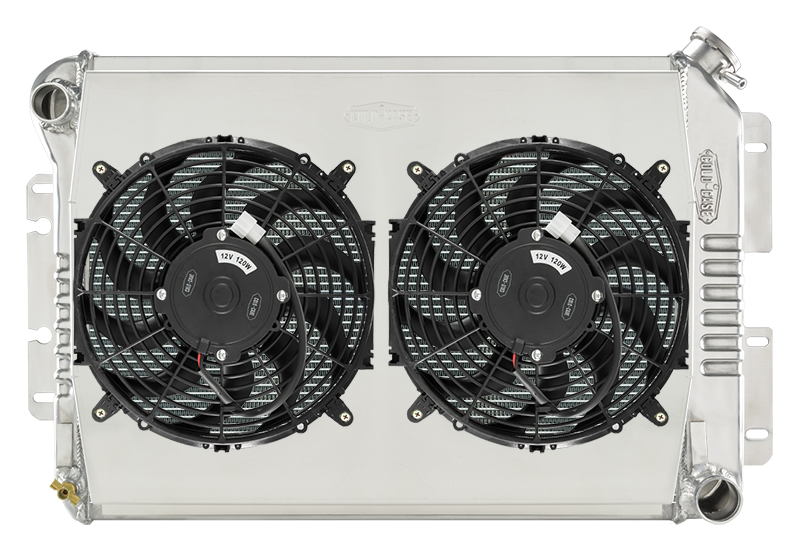 Cold Case Radiators CHC11SK - 67-69 F Body Dual 12 Inch Fan Kit Manual Trans Cold Case Radiators CHC11SK - 67-69 F Body Dual 12 Inch Fan Kit Manual Trans