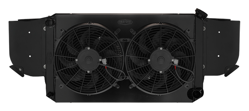 Cold Case Radiators CHC11RSLSB - 67-69 Camaro LS Swap Radiator Support Module Kit Black Cold Case Radiator Cold Case Radiators CHC11RSLSB - 67-69 Camaro LS Swap Radiator Support Module Kit Black Cold Case Radiator