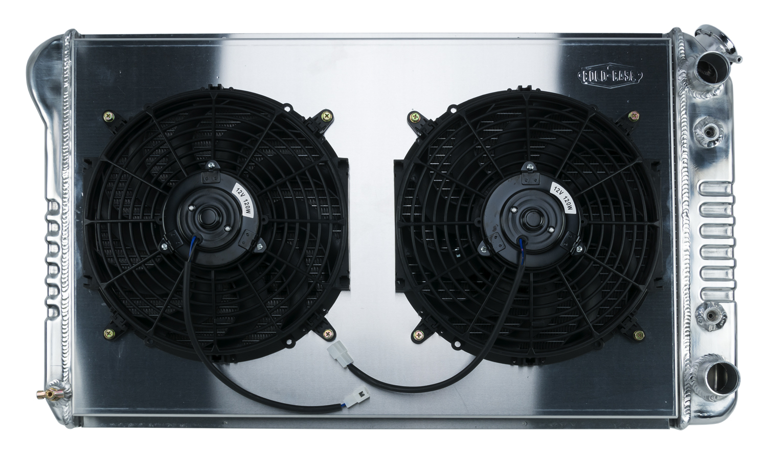 Cold Case Radiators CHC547A-1K - 67-69 Camaro/Firebird LS Swap With 35mm Hoses Aluminum Radiator and 16 Inch Fan Kit