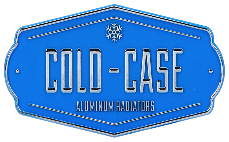 Cold Case Radiators CCBLUEMBLEM - Cold Case Logo Emblem Blue