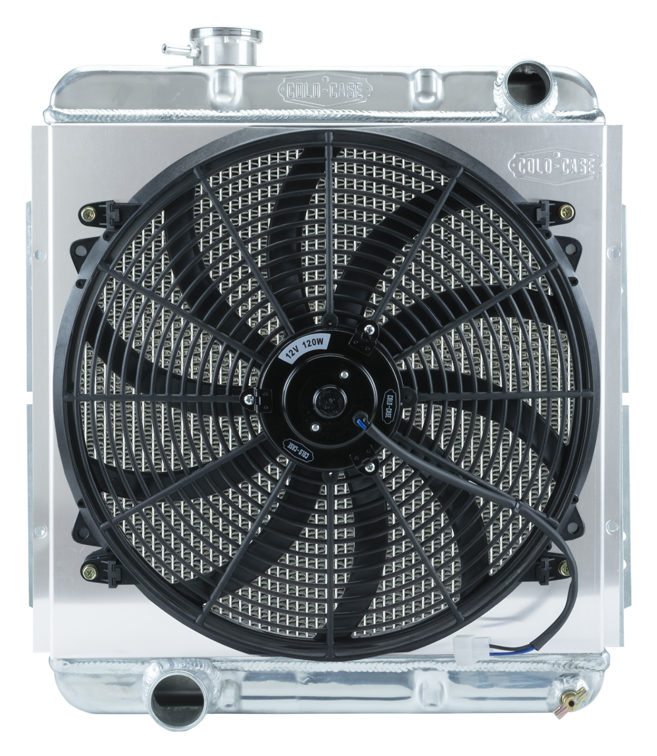 Cold Case Radiators FOM564-5K - Mustang Aluminum Radiator and 16 Inch Fan Kit 64-66 Mustang 5.0 Manual