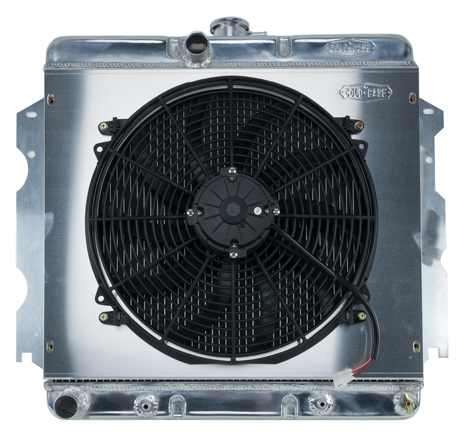 Cold Case Radiators MOP751AK - 62-74 A,B,C,E Body SB Aluminum Performance Radiator And 16 Inch Fan Kit AT 18x22 Inch Cold Case Radiators MOP751AK - 62-74 A,B,C,E Body SB Aluminum Performance Radiator And 16 Inch Fan Kit AT 18x22 Inch