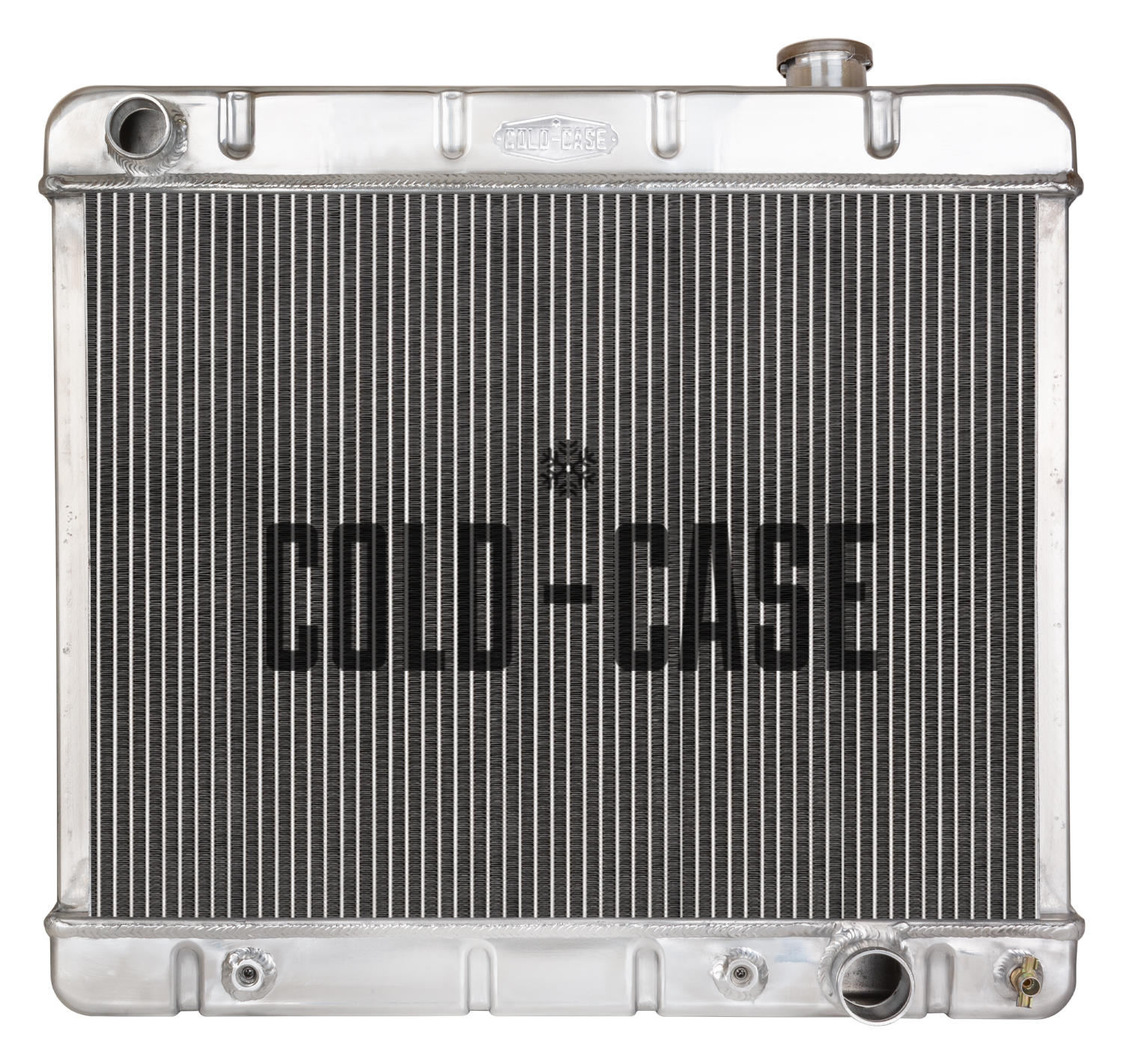 Cold Case Radiators GMT555A - 63-66 Chevy/GMC Pickup Truck Aluminum Radiator AT