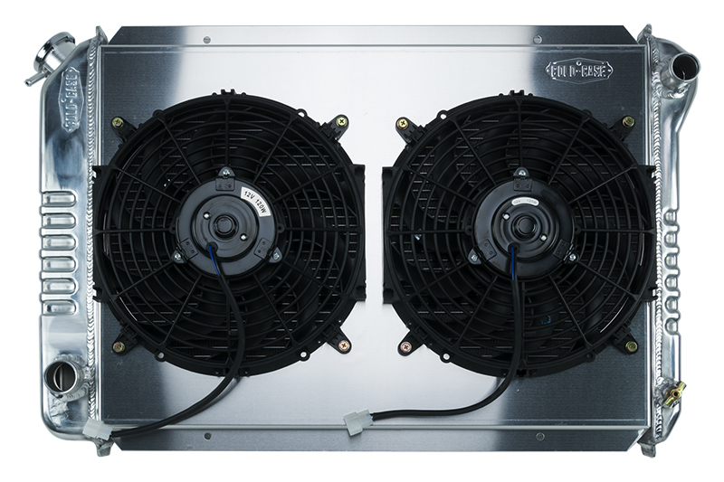 Cold Case Radiators LMM570-1K - 87-93 Mustang Aluminum Radiator 1 InchCore Dual 12 Inch Fans Cold Case Radiators LMM570-1K - 87-93 Mustang Aluminum Radiator 1 InchCore Dual 12 Inch Fans