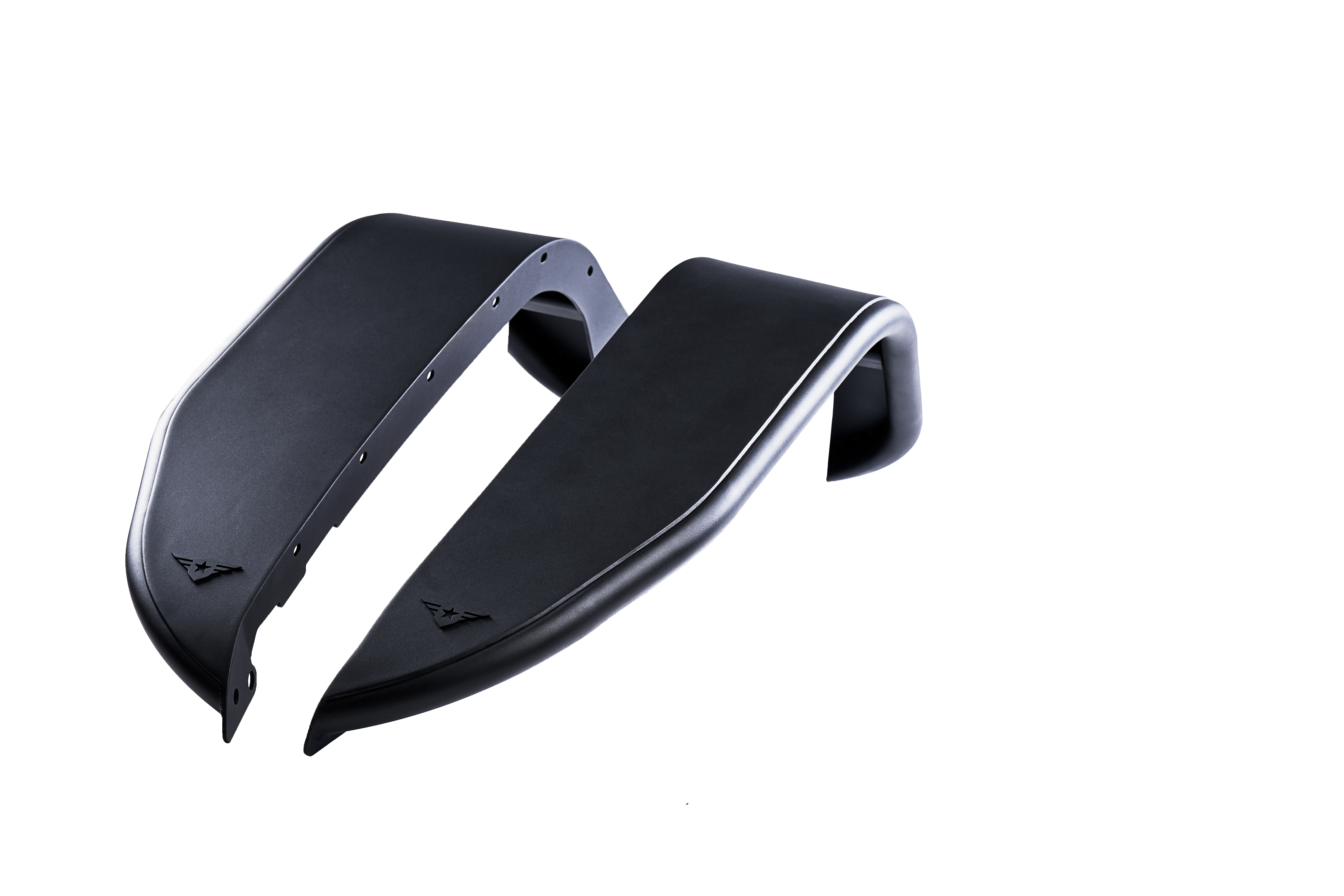 Combat Off Road 35-1076 - Jeep JT Gladiator Black Aluminum Fenders Front Pair Combat Offroad