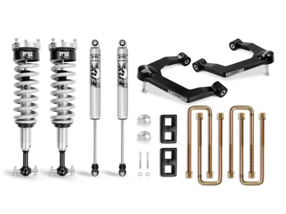 Cognito 210-P0879 - 3-Inch Performance Ball Joint Leveling Lift Kit With Fox PS Coilover 2.0 IFP Shocks for 19-22 Silverado/Sierra 1500 2WD/4WD Cognito 210-P0879 - 3-Inch Performance Ball Joint Leveling Lift Kit With Fox PS Coilover 2.0 IFP Shocks for 19-22 Silverado/Sierra 1500 2WD/4WD