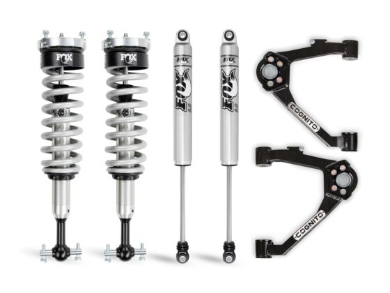 Cognito 210-P0957 - 3-Inch Performance Leveling Kit With Fox 2.0 IFP Shocks for 07-18 Silverado/Sierra 1500 2WD/4WD With OEM Cast Steel Control Arms