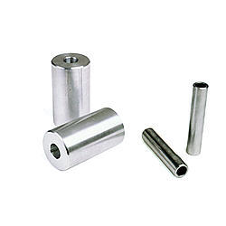 Competition Engineering C2023 - Spring Shackle Bushing - Rear - 1.625 in OD x 3.25 in long - 9/16 in Bolt - Aluminum - Natural - GM F-Body / X-Body - Pair