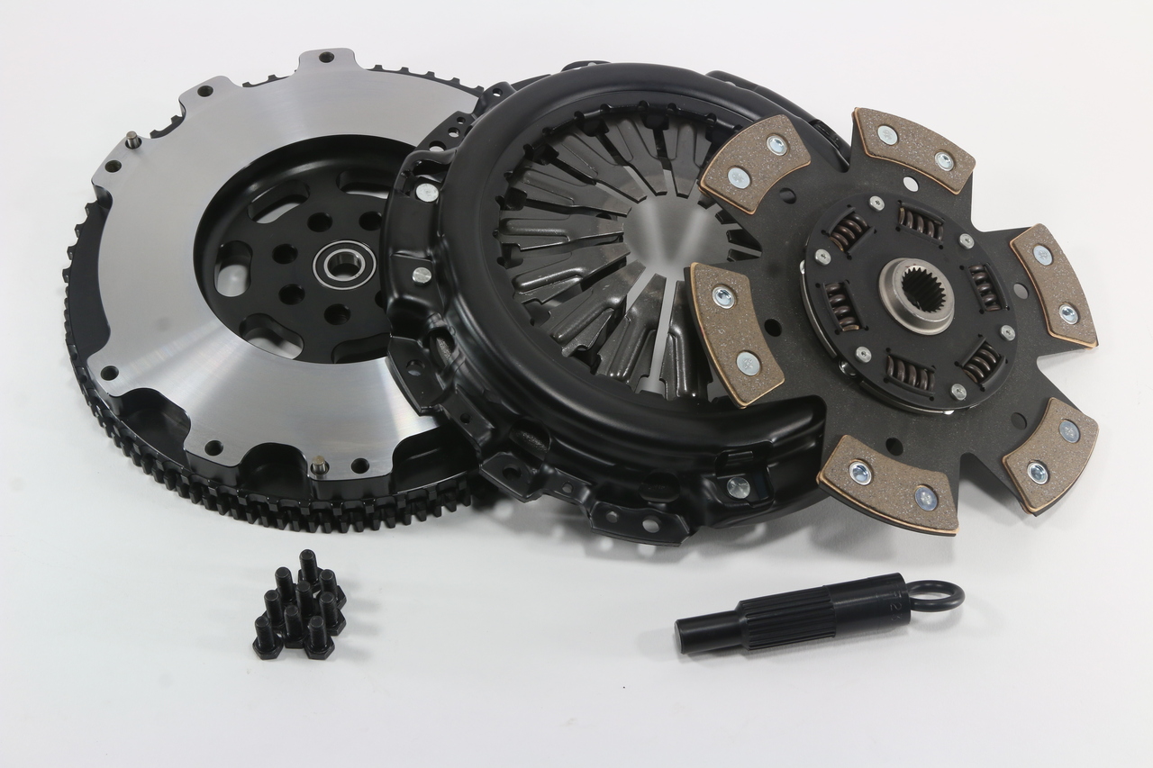 Competition Clutch 5096-1620 - 10-14 Genesis Turbo Stage 4 - 6 Pad Ceramic Clutch Kit w/Steel FW