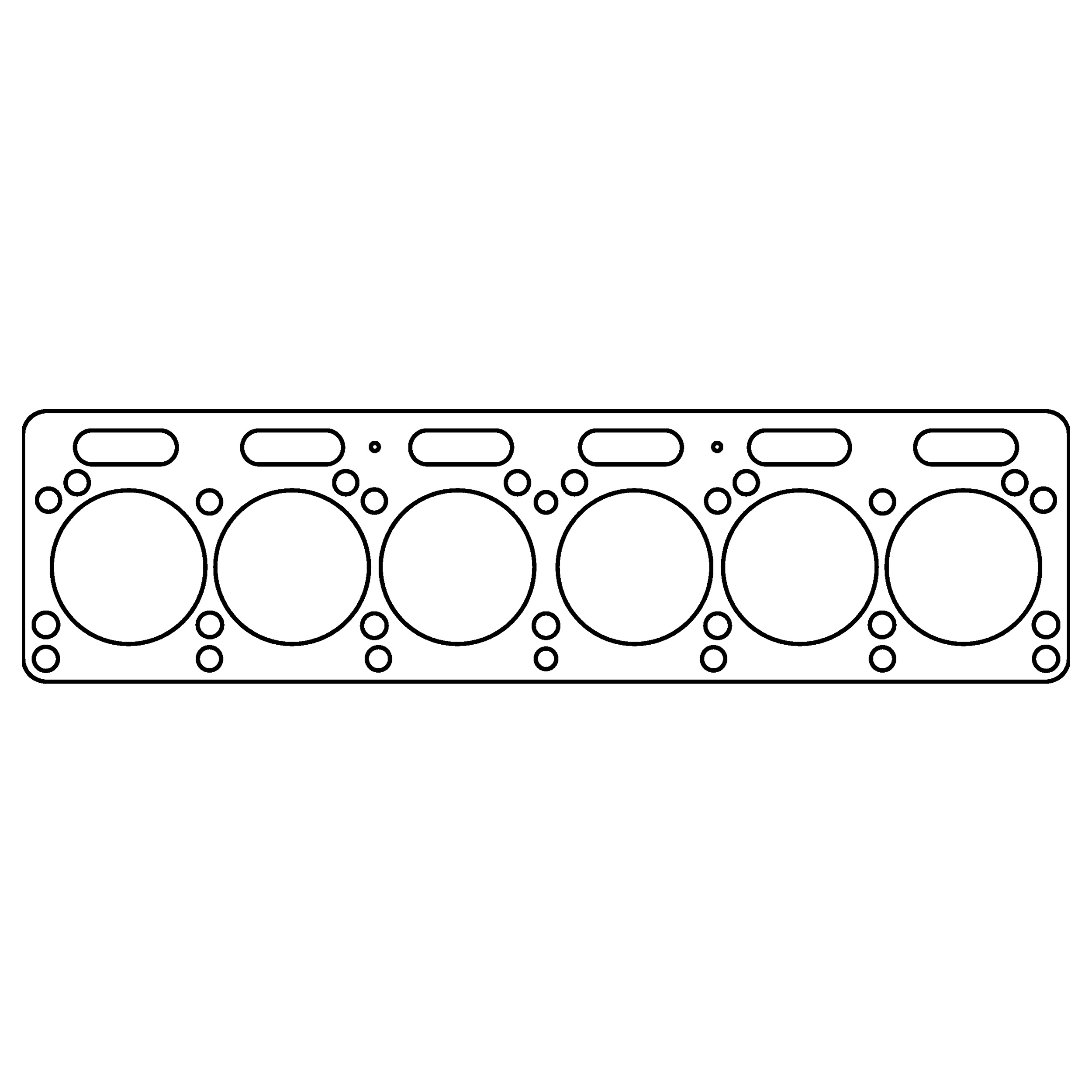 Cometic C14067-043 - 1950 Jaguar Mark V L6 3.5L .043in CFM-20 Cylinder Head Gasket - 84mm Bore