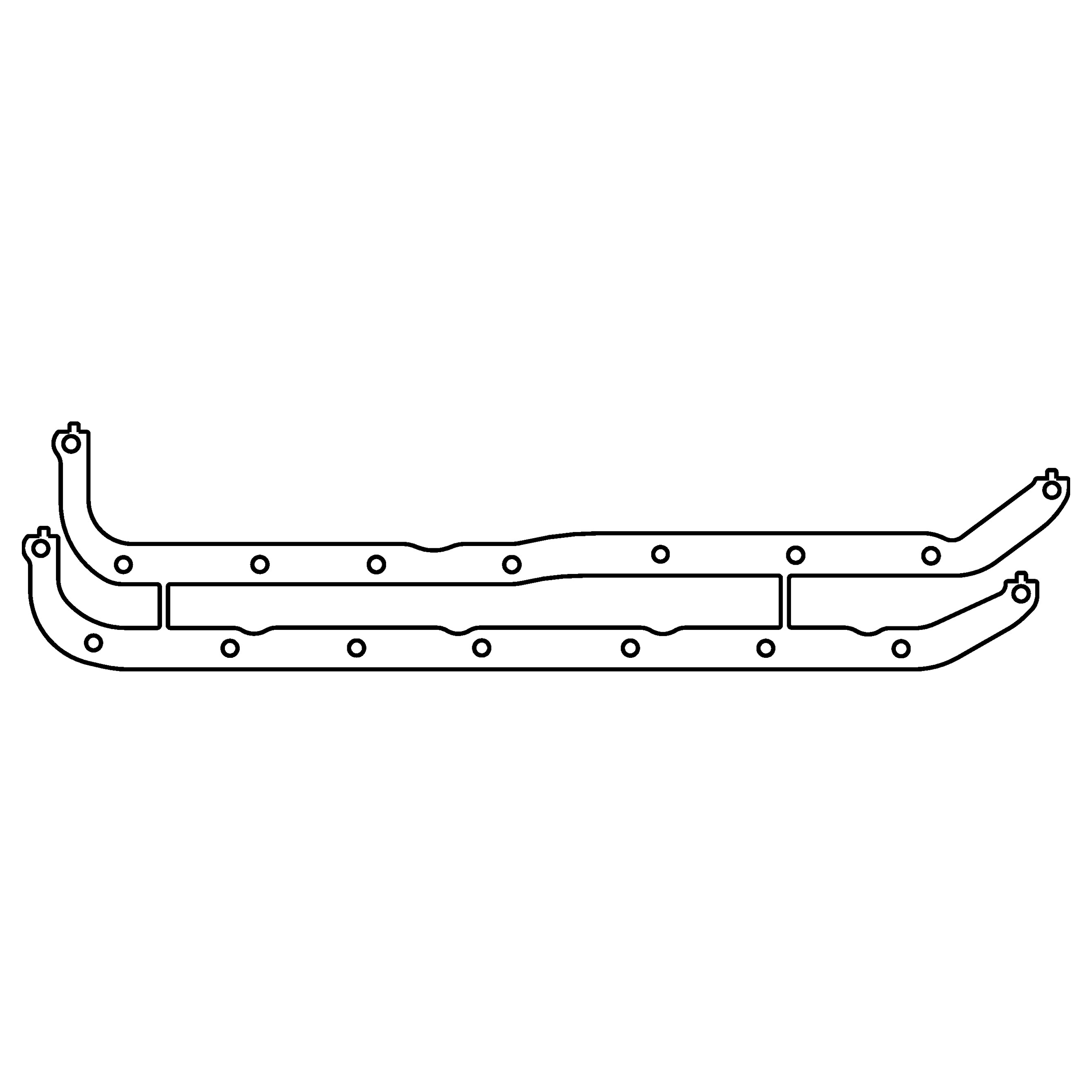 Cometic C14100-060 - Cosworth BD Series - FVA/FVC Lotus Twin Cam .060in Fiber Oil Pan Rails Kit Cometic C14100-060 - Cosworth BD Series - FVA/FVC Lotus Twin Cam .060in Fiber Oil Pan Rails Kit