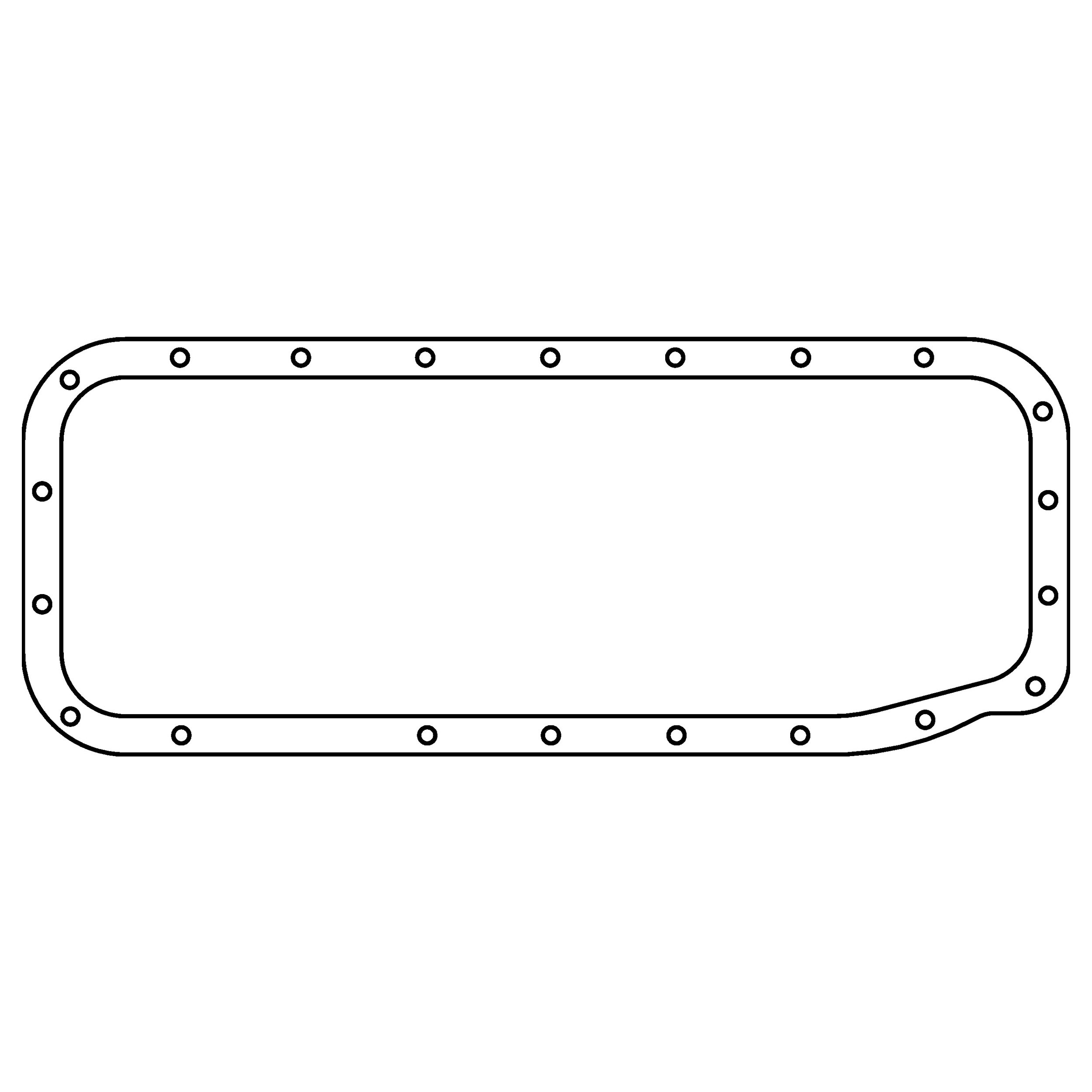 Cometic C15084 - Ford Y Block .094in Fiber Oil Pan Gasket Cometic C15084 - Ford Y Block .094in Fiber Oil Pan Gasket