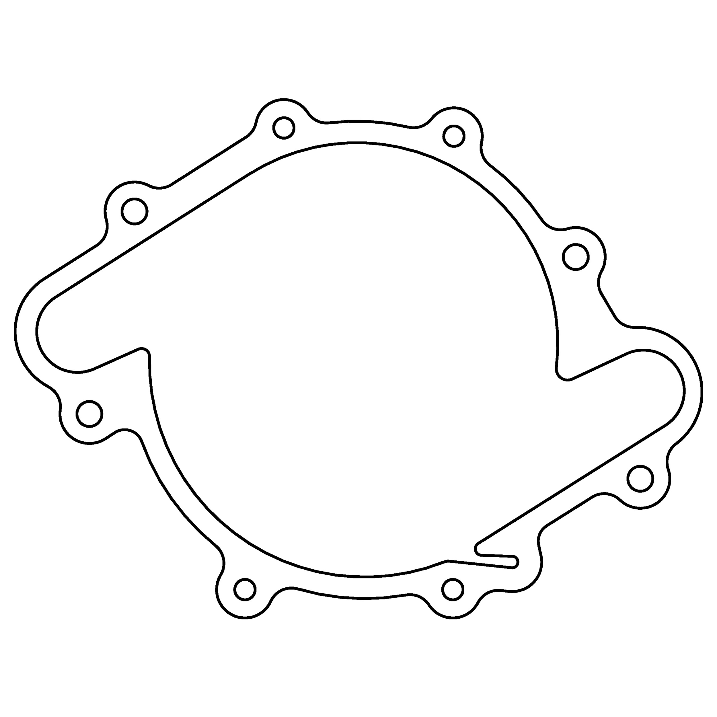Cometic C15167 - Oldsmobile Gen-2 Rocket V8 .031in Fiber Water Pump Gasket - 1964-1990 Cometic C15167 - Oldsmobile Gen-2 Rocket V8 .031in Fiber Water Pump Gasket - 1964-1990