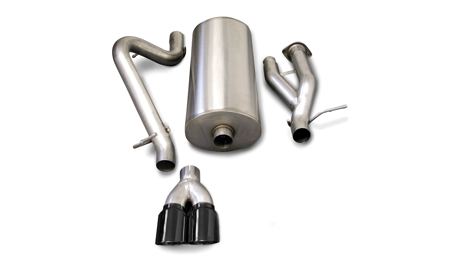 Corsa Performance 14216BLK - 3.0 Inch Cat-Back Sport Single Rear Exhaust 4.0 Inch Black Tips 03-06 Hummer H2 6.0L V8 Stainless Steel Performance Corsa Performance 14216BLK - 3.0 Inch Cat-Back Sport Single Rear Exhaust 4.0 Inch Black Tips 03-06 Hummer H2 6.0L V8 Stainless Steel Performance