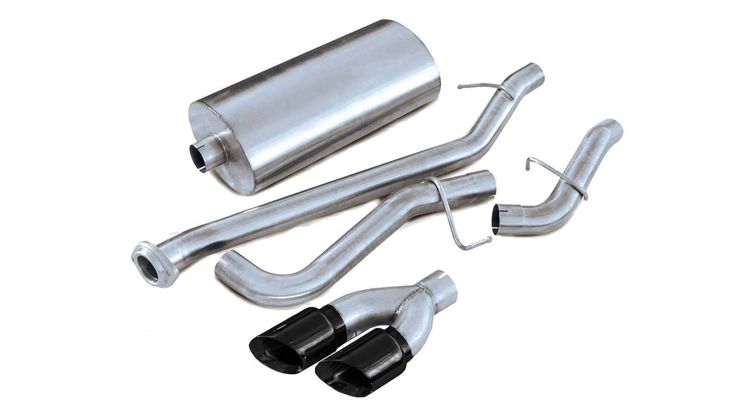 Corsa Performance 14250BLK - 3.0 Inch Cat-Back Sport Single Side Exhaust 4.0 Inch Black Tips 2002-06 Chevy Avalanche 5.3L V8 Stainless Steel Performance Corsa Performance 14250BLK - 3.0 Inch Cat-Back Sport Single Side Exhaust 4.0 Inch Black Tips 2002-06 Chevy Avalanche 5.3L V8 Stainless Steel Performance