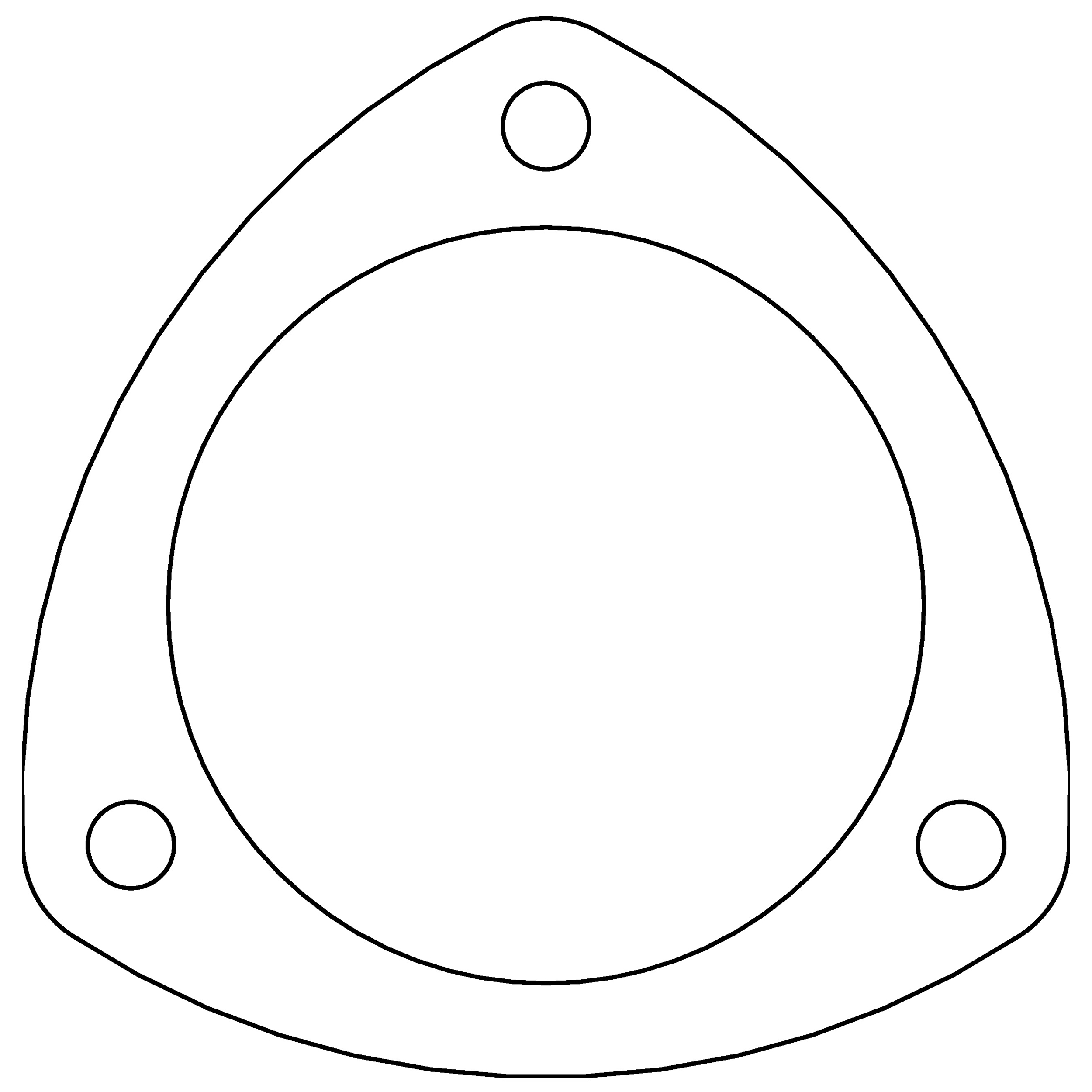 Cometic C15188A - 040in Aluminum Exhaust Header Collector Gasket - 3.5in Diameter - 4.438in Bolt Circle Cometic C15188A - 040in Aluminum Exhaust Header Collector Gasket - 3.5in Diameter - 4.438in Bolt Circle