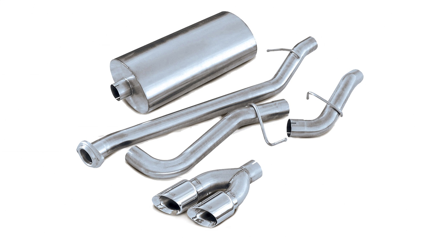 Corsa Performance 14237 - 3.0 Inch Cat-Back Sport Single Side Exhaust 4.0 Inch Polished Tips 02-06 Chevy Suburban Z71/GMC Yukon XL Z71 5.3L V8 Stainless Steel  Performance