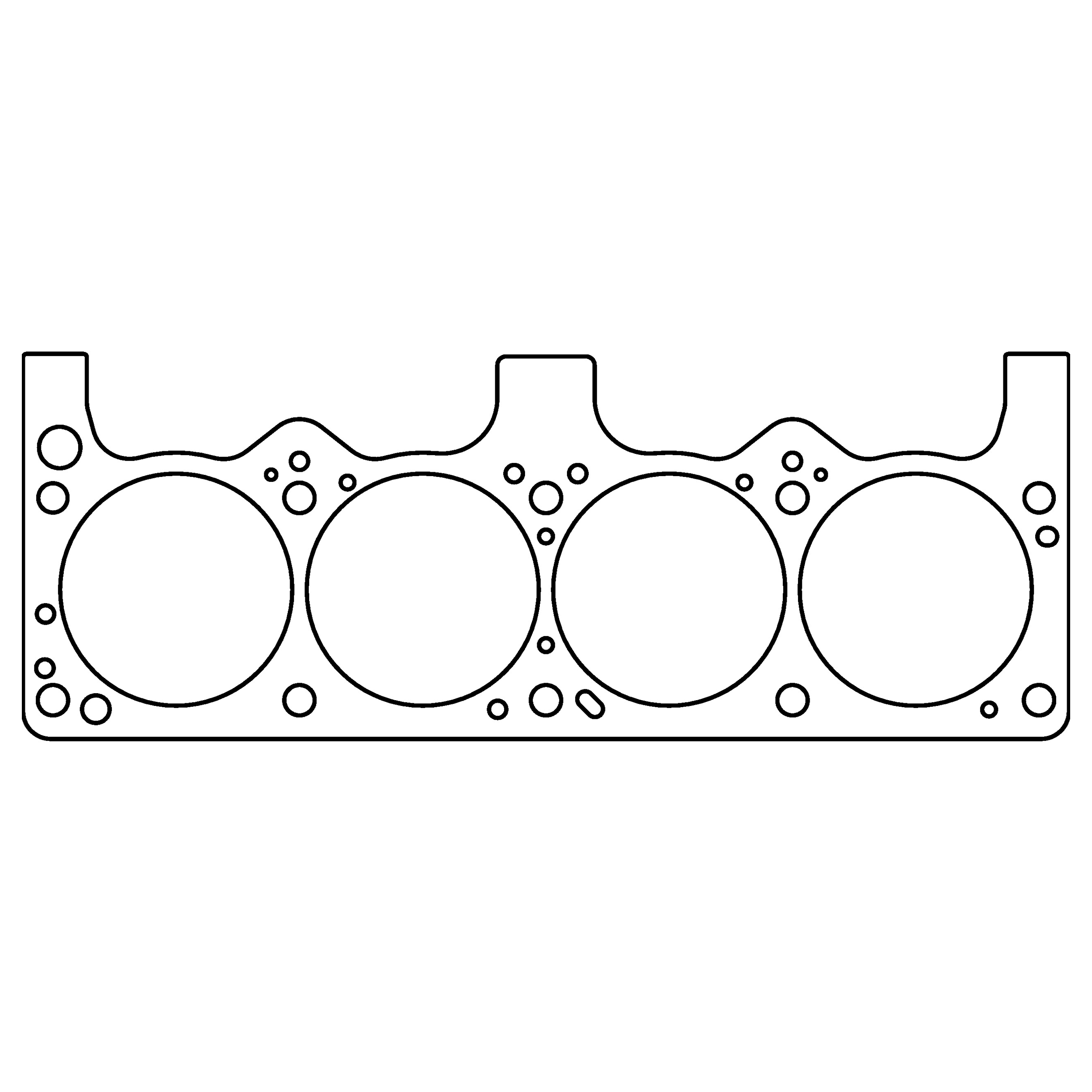 Cometic C15416-043 - Chrysler 318/340/360 4.200in Bore 0.043in Copper Head Gasket Cometic C15416-043 - Chrysler 318/340/360 4.200in Bore 0.043in Copper Head Gasket