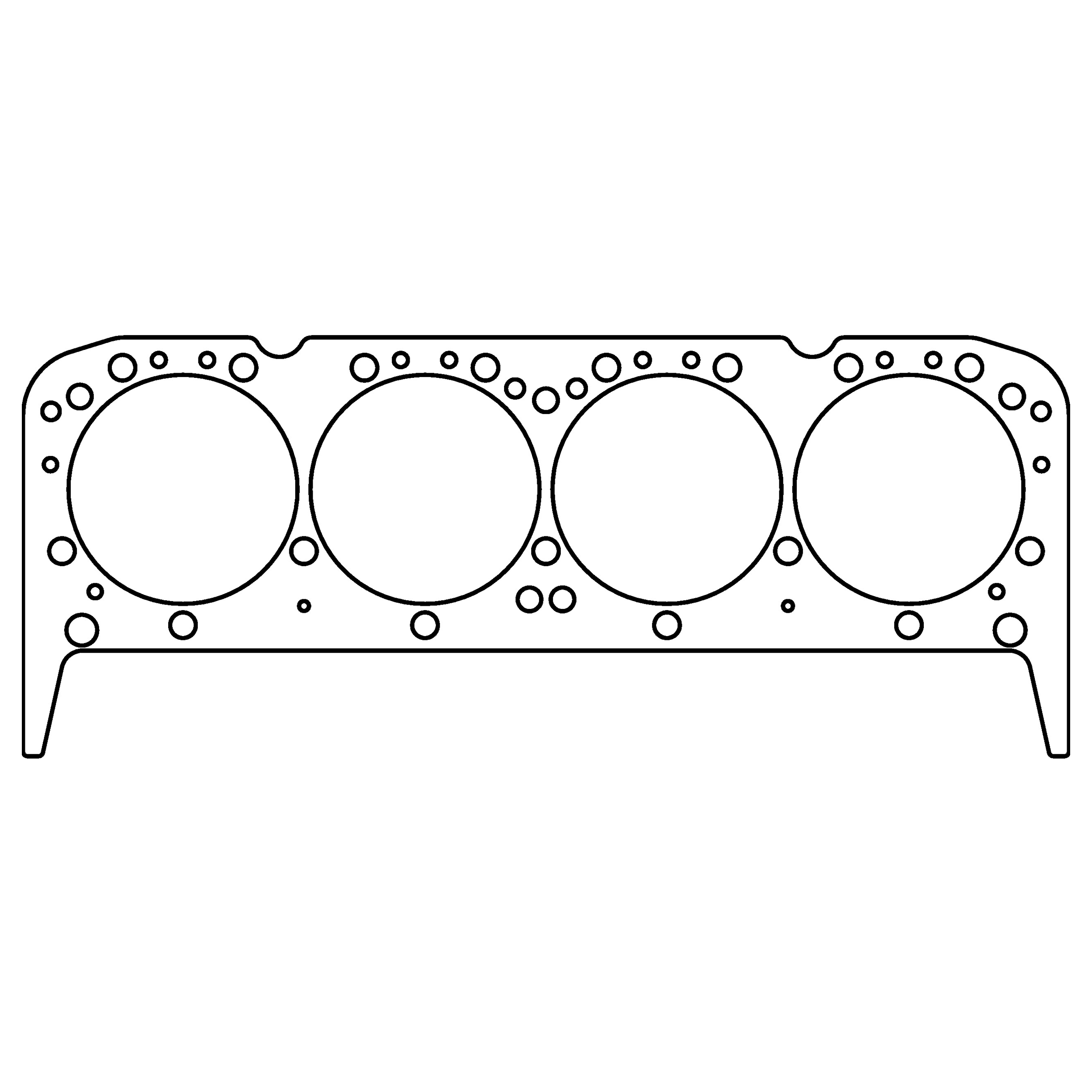 Cometic C15411-043 - Chevy Small Block 4.165in Bore 0.043in Copper Head Gasket (No Steam Holes) Cometic C15411-043 - Chevy Small Block 4.165in Bore 0.043in Copper Head Gasket (No Steam Holes)
