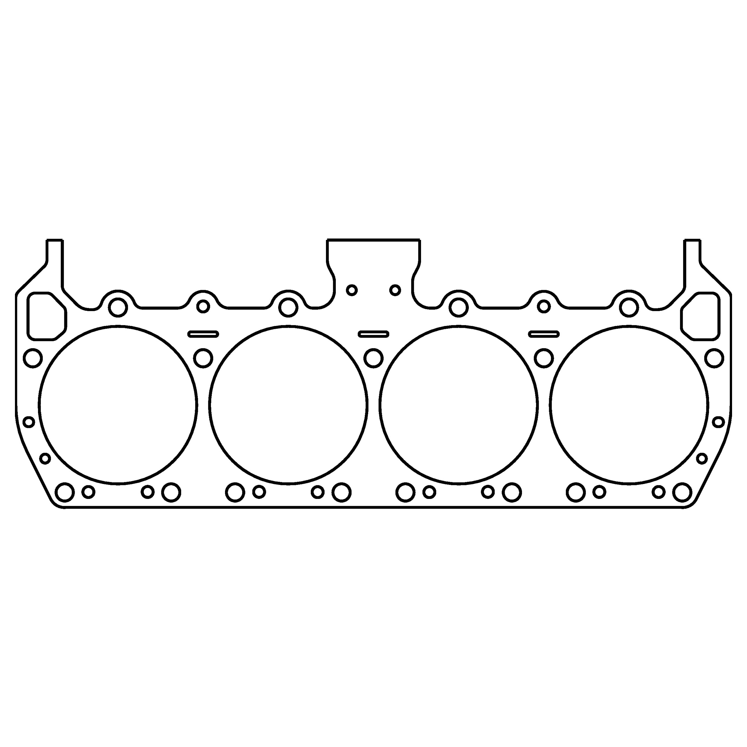 Cometic C15417-043 - Chrysler 361/383/413/440 4.400in Bore 0.043in Copper Round Bore Head Gasket Cometic C15417-043 - Chrysler 361/383/413/440 4.400in Bore 0.043in Copper Round Bore Head Gasket