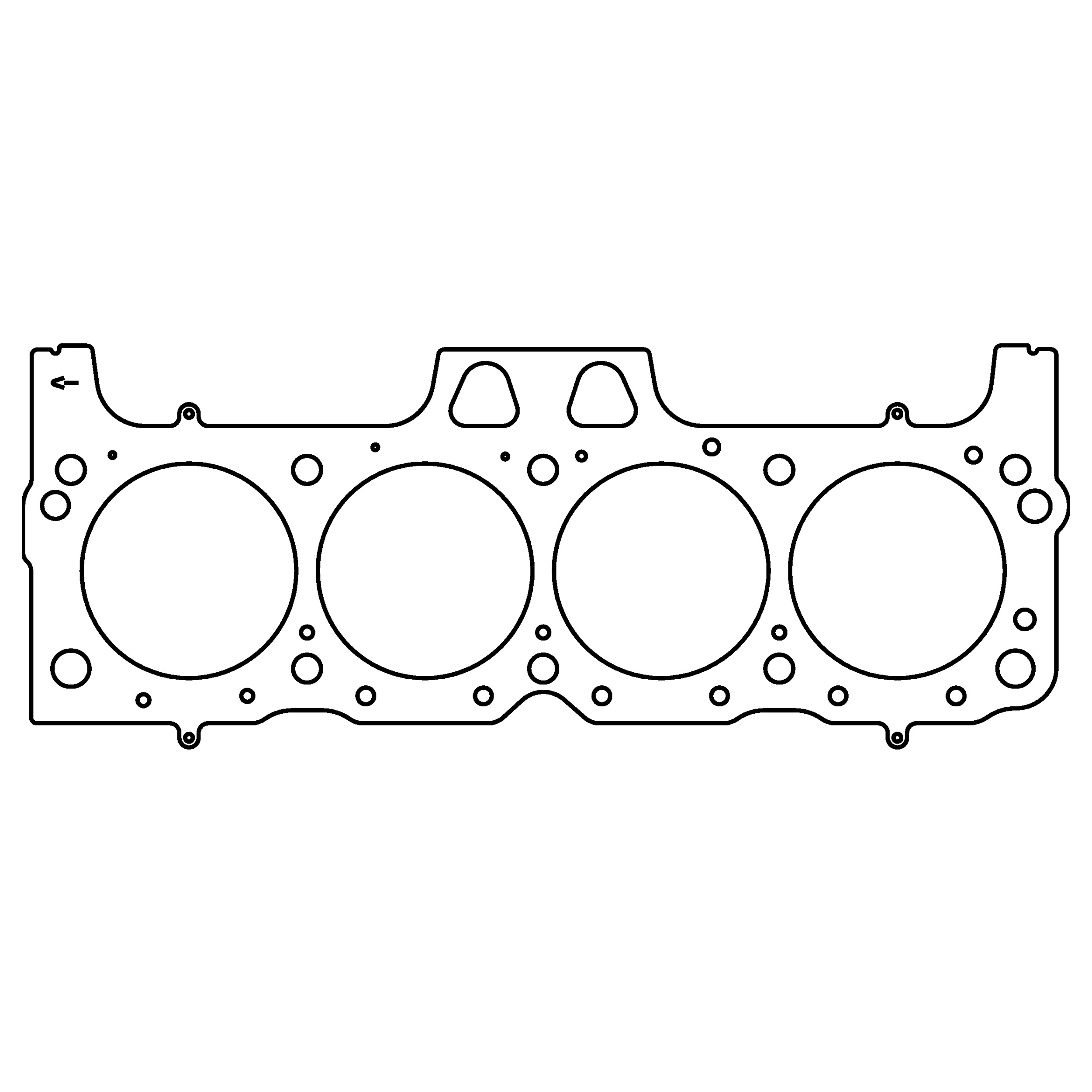 Cometic C15400-040 - Ford 385 Series 4.440in Bore .040in MLS Cylinder Head Gasket Cometic C15400-040 - Ford 385 Series 4.440in Bore .040in MLS Cylinder Head Gasket