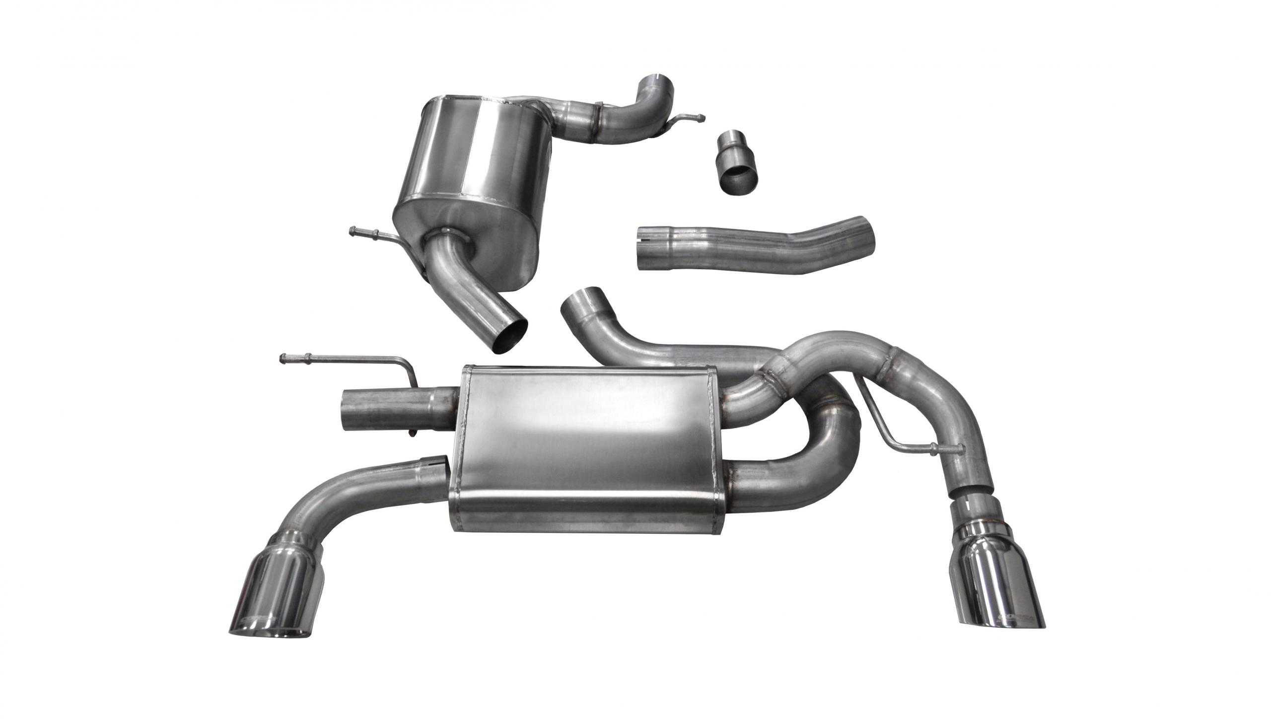 Corsa Performance 14491 - 3.0 Inch Cat-Back Touring Dual Rear Exhaust 4.0 Inch Polished Tips 10-14 Volkswagen Golf GTI Mk6 2.0T Stainless Steel Performance Corsa Performance 14491 - 3.0 Inch Cat-Back Touring Dual Rear Exhaust 4.0 Inch Polished Tips 10-14 Volkswagen Golf GTI Mk6 2.0T Stainless Steel Performance