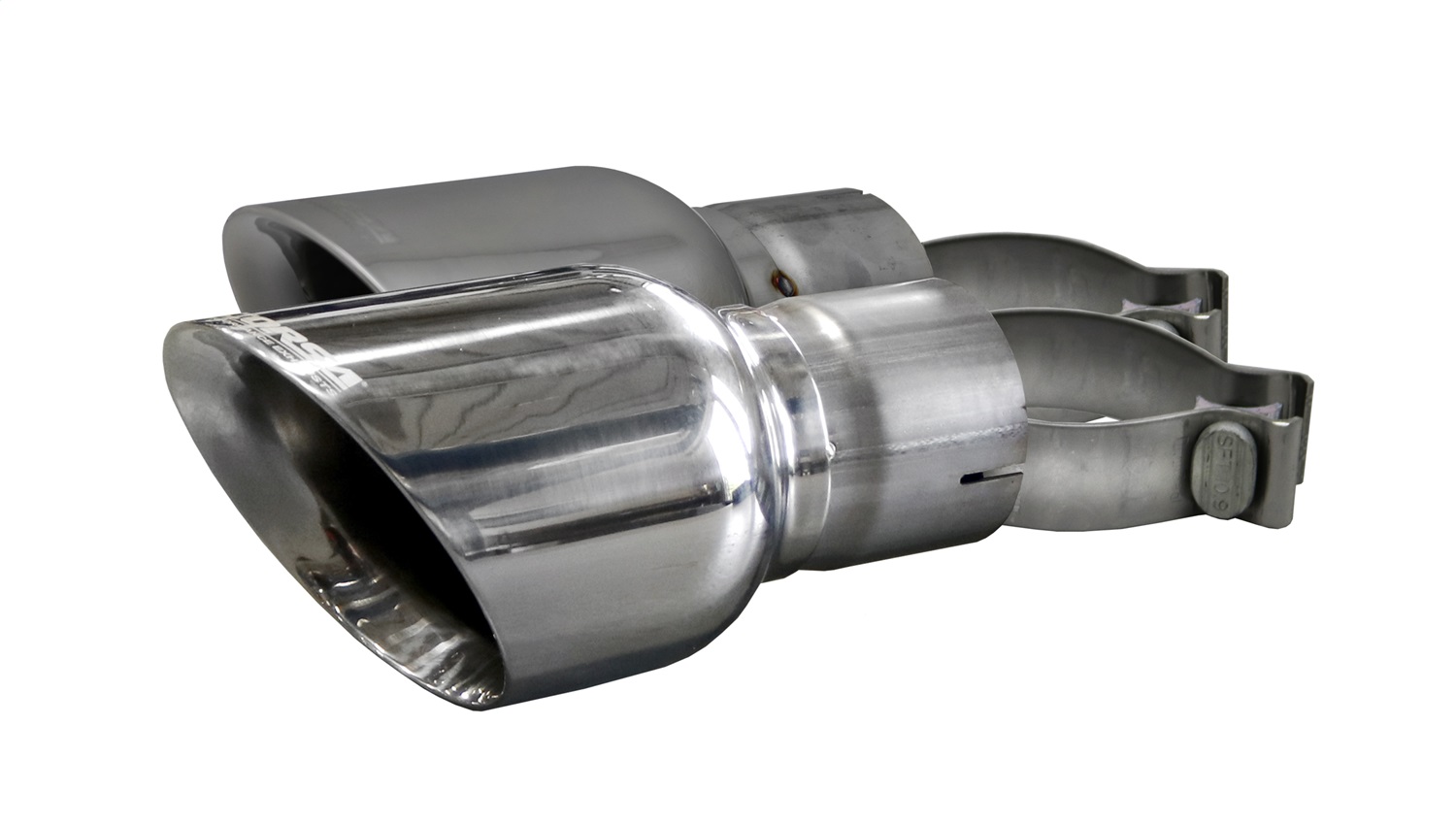 Corsa Performance 14346 - Two Single 4.5 Inch Polished Tips Clamps Included Single Rear Exits For  Mustang GT Exhaust Only Stainless Steel  Performance