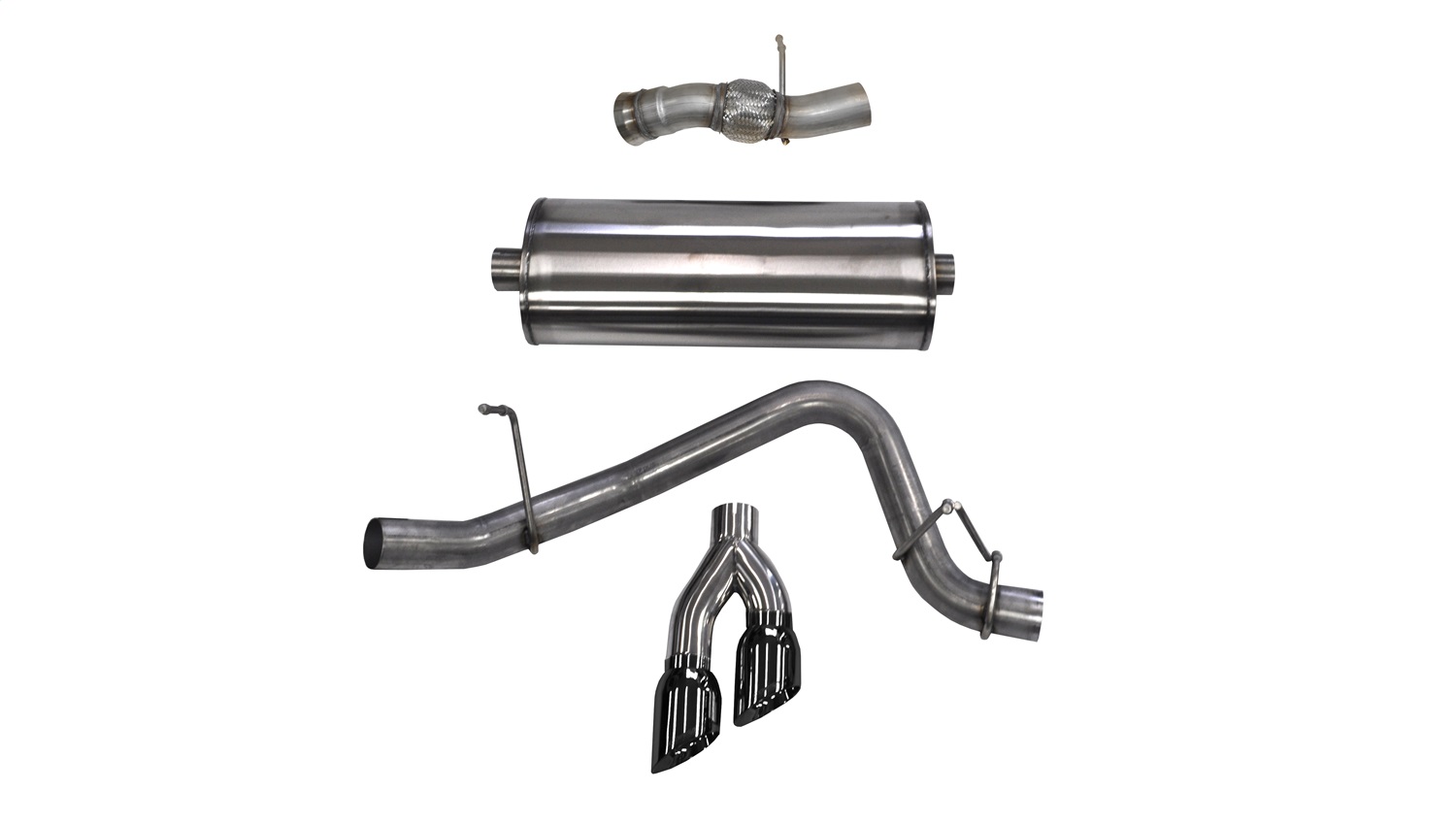 Corsa Performance 14826BLK - 3.0 Inch Cat-Back Sport Single Side Exit Exhaust 4.0 Inch Black Tips 15-Present Chevy Tahoe/GMC Yukon/Cadillac Escalade 6.2L V8 Stainless Steel Performance Corsa Performance 14826BLK - 3.0 Inch Cat-Back Sport Single Side Exit Exhaust 4.0 Inch Black Tips 15-Present Chevy Tahoe/GMC Yukon/Cadillac Escalade 6.2L V8 Stainless Steel Performance