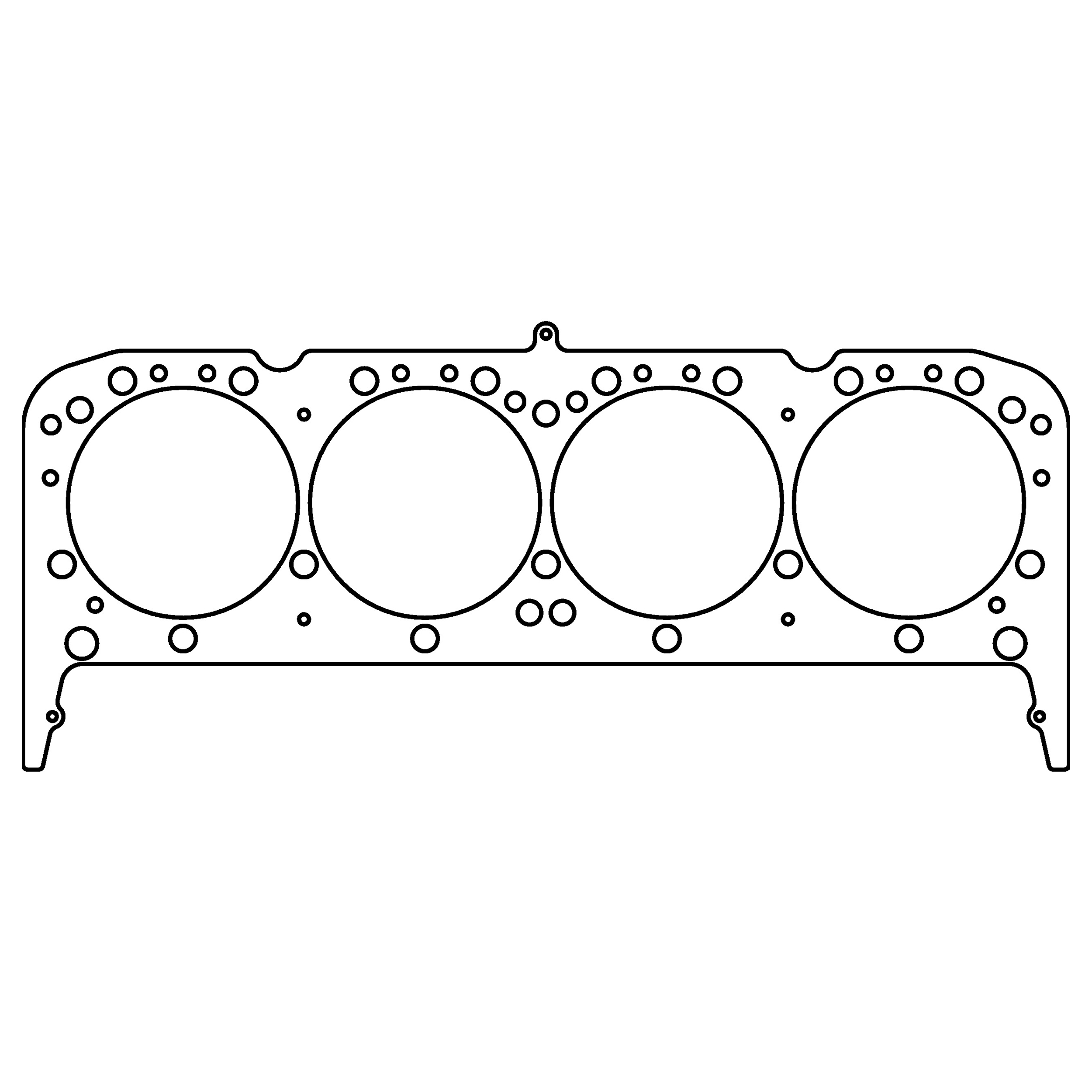 Cometic C15528-040 - Chevy Gen-I Small Block V8 .040in MLS Cylinder Head Gasket - 4.185in Bores