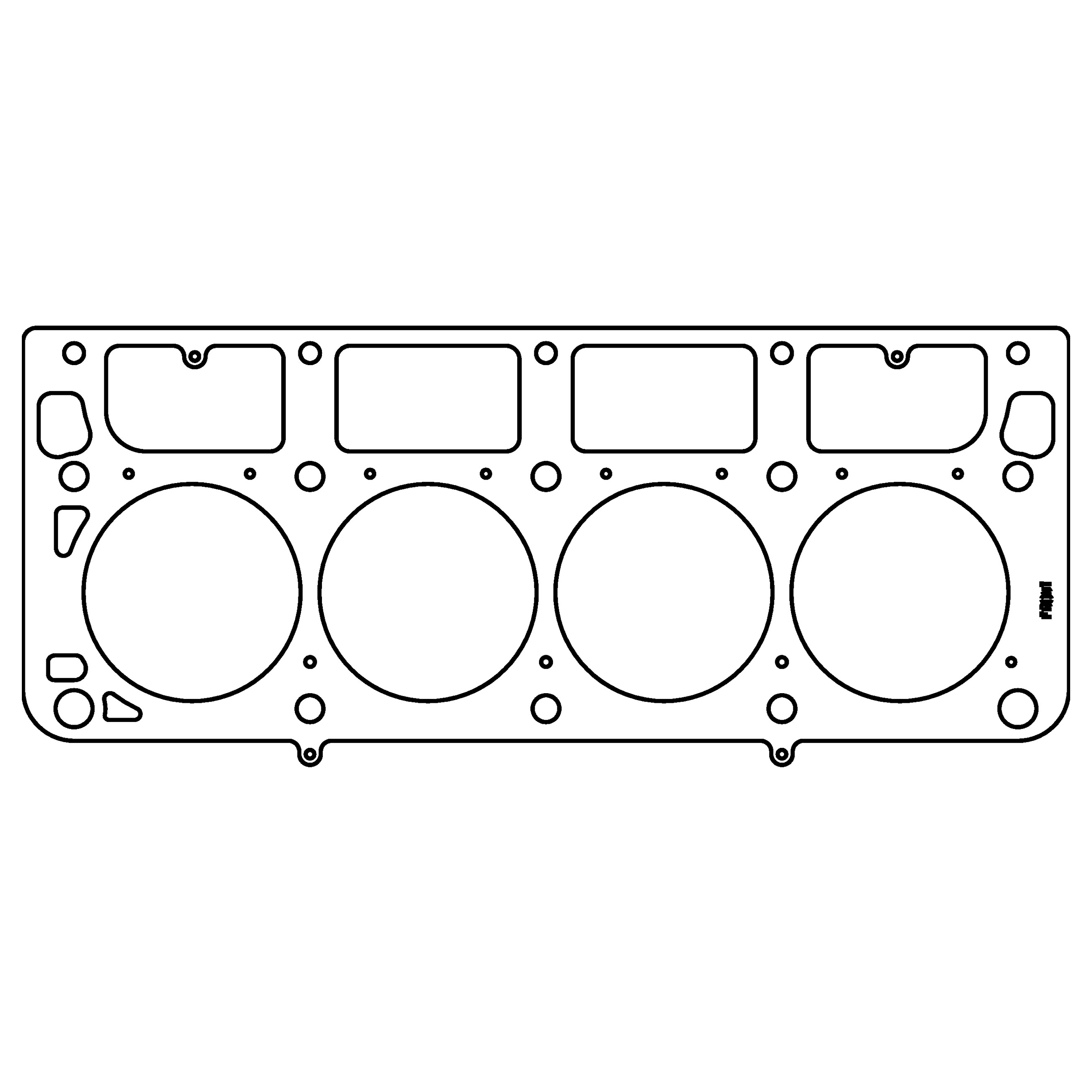 Cometic C15509-040 - GM LS Gen-3/4 Small Block V8 .040in MLS Cylinder Head Gasket - 4.035in Bore