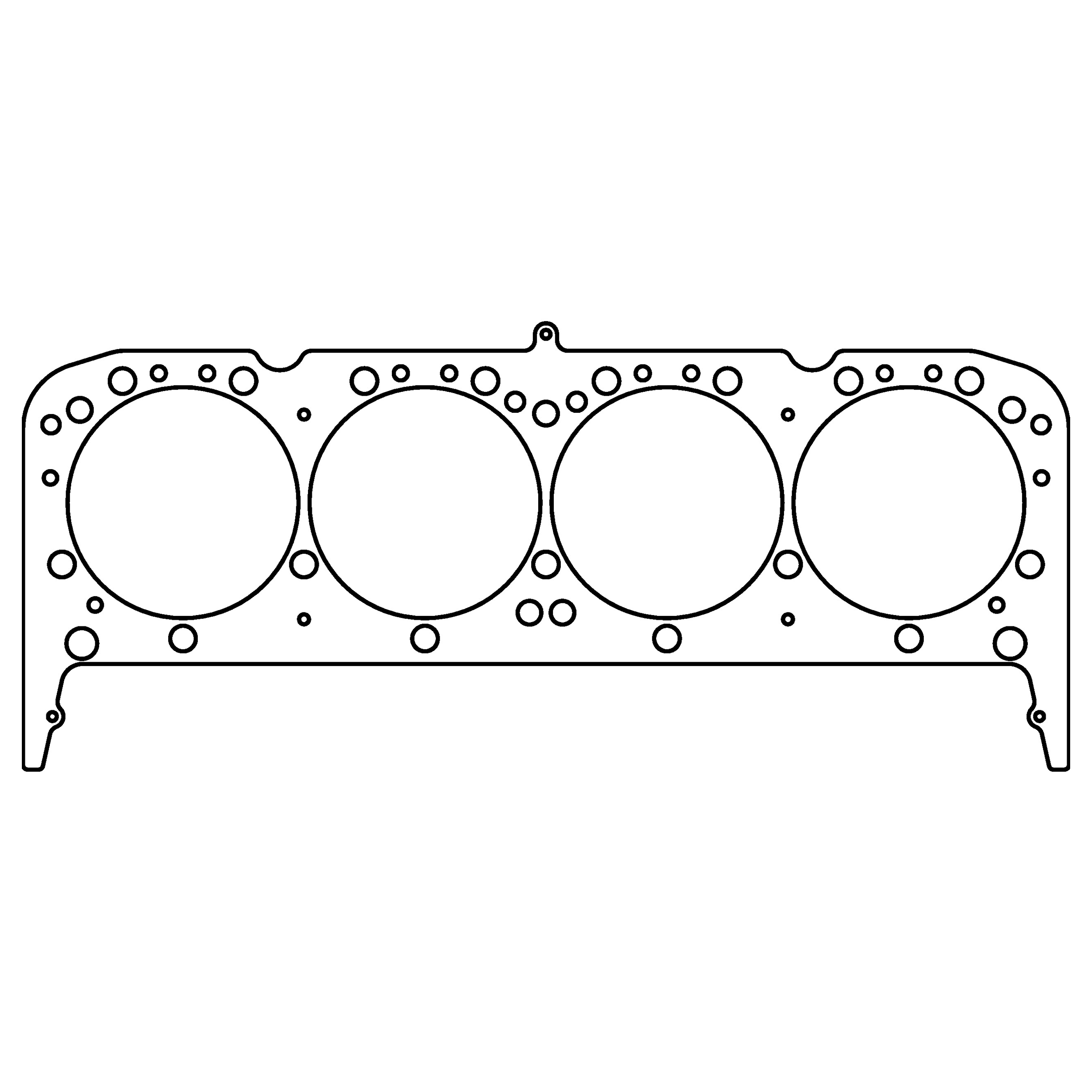 Cometic C15499-040 - Chevy Gen-I Small Block V8 .040in MLS Cylinder Head Gasket - 4.200in Bores