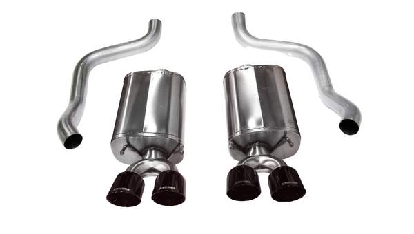 Corsa Performance 21011BLK - Corvette 2.5 Inch Axle-Back Dual Rear Exit with Twin 4.5 Inch Black PVD Pro-Series Tips Sport Sound 09-13 Corvette 6.2 Liter Performance Corsa Performance 21011BLK - Corvette 2.5 Inch Axle-Back Dual Rear Exit with Twin 4.5 Inch Black PVD Pro-Series Tips Sport Sound 09-13 Corvette 6.2 Liter Performance