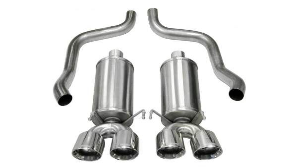 Corsa Performance 21010 - Corvette 2.5 Inch Axle-Back Dual Rear Exit with Twin 4.5 Inch Polished Pro-Series Tips Xtreme Sound 05-07 Corvette 6.0 Liter Performance Corsa Performance 21010 - Corvette 2.5 Inch Axle-Back Dual Rear Exit with Twin 4.5 Inch Polished Pro-Series Tips Xtreme Sound 05-07 Corvette 6.0 Liter Performance