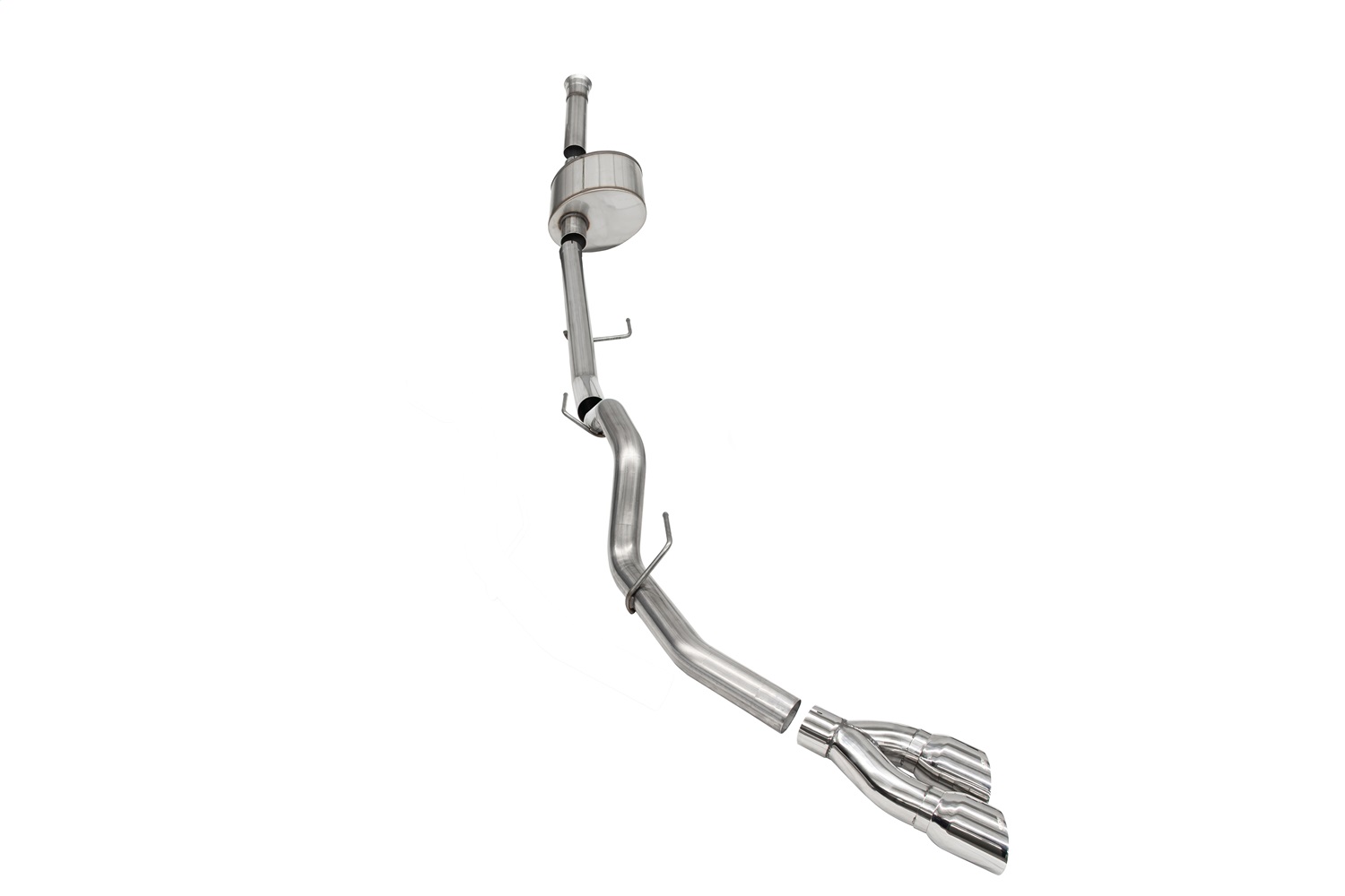 Corsa Performance 21148 - 2021-2025 Ford F-150 SuperCab/6.5in Bed 5.0L V8 Xtreme Cat-Back Single Side Exit-Polished