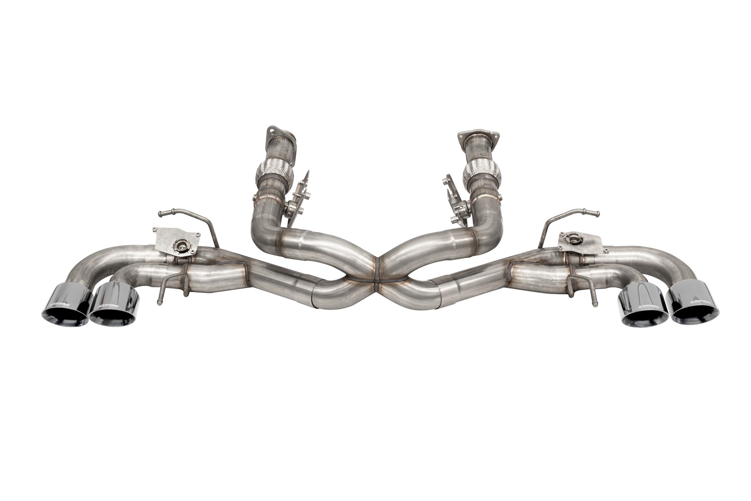 Corsa Performance 21106 - 2020-2025 Corvette C8 3in Valved Cat-Back 4.5in Pol Quad Tips - Fits Factory NPP Exhaust w/AFM Corsa Performance 21106 - 2020-2025 Corvette C8 3in Valved Cat-Back 4.5in Pol Quad Tips - Fits Factory NPP Exhaust w/AFM
