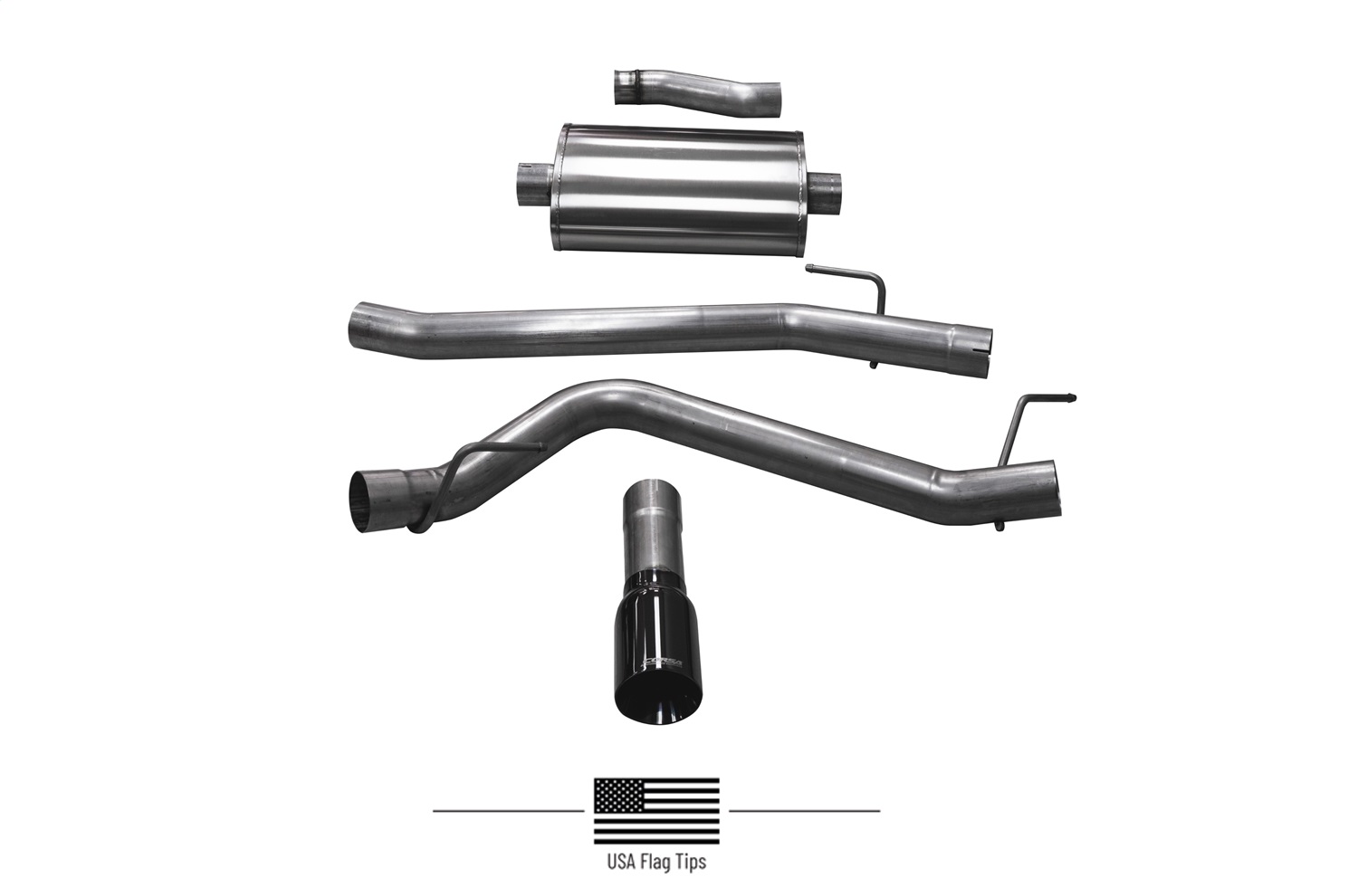Corsa Performance 21060BLKUSA - Sport Cat-Back Exhaust System
