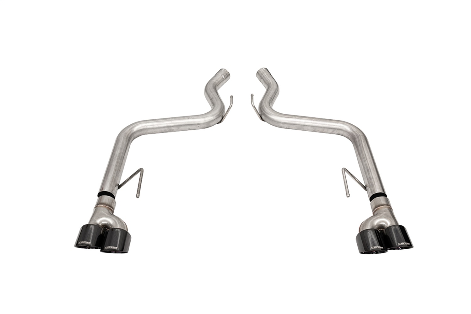 Corsa Performance 21087BLK - 2018-2023 Ford Mustang GT Black 3.0in PVD AxleBack Exhaust w/4.0in Quad Pro Tips Corsa Performance 21087BLK - 2018-2023 Ford Mustang GT Black 3.0in PVD AxleBack Exhaust w/4.0in Quad Pro Tips