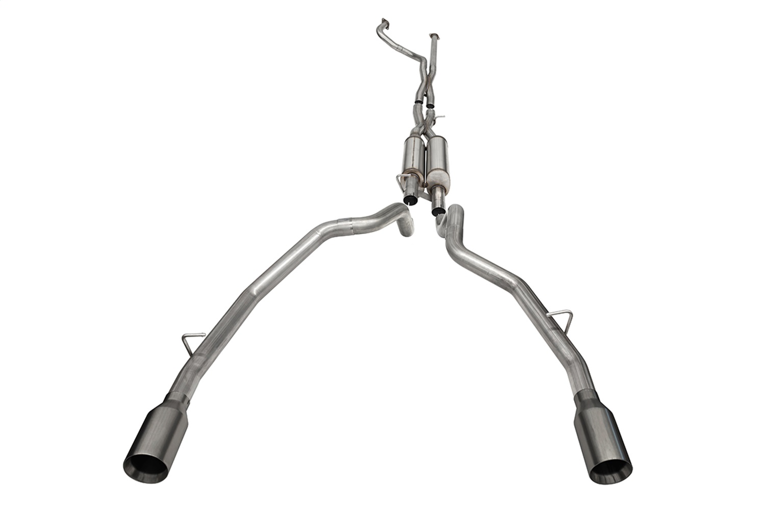 Corsa Performance 21189GNM - 2021-2024 Dodge Ram TRX Crew Cab Xtreme Catback Exhaust Dual Rear Gunmetal Tip