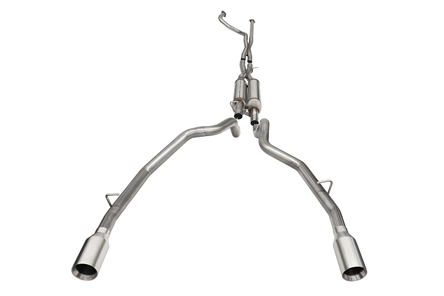 Corsa Performance 21189 - 2021-2024 Dodge Ram TRX Crew Cab Xtreme Catback Exhaust Dual Rear Satin Tip