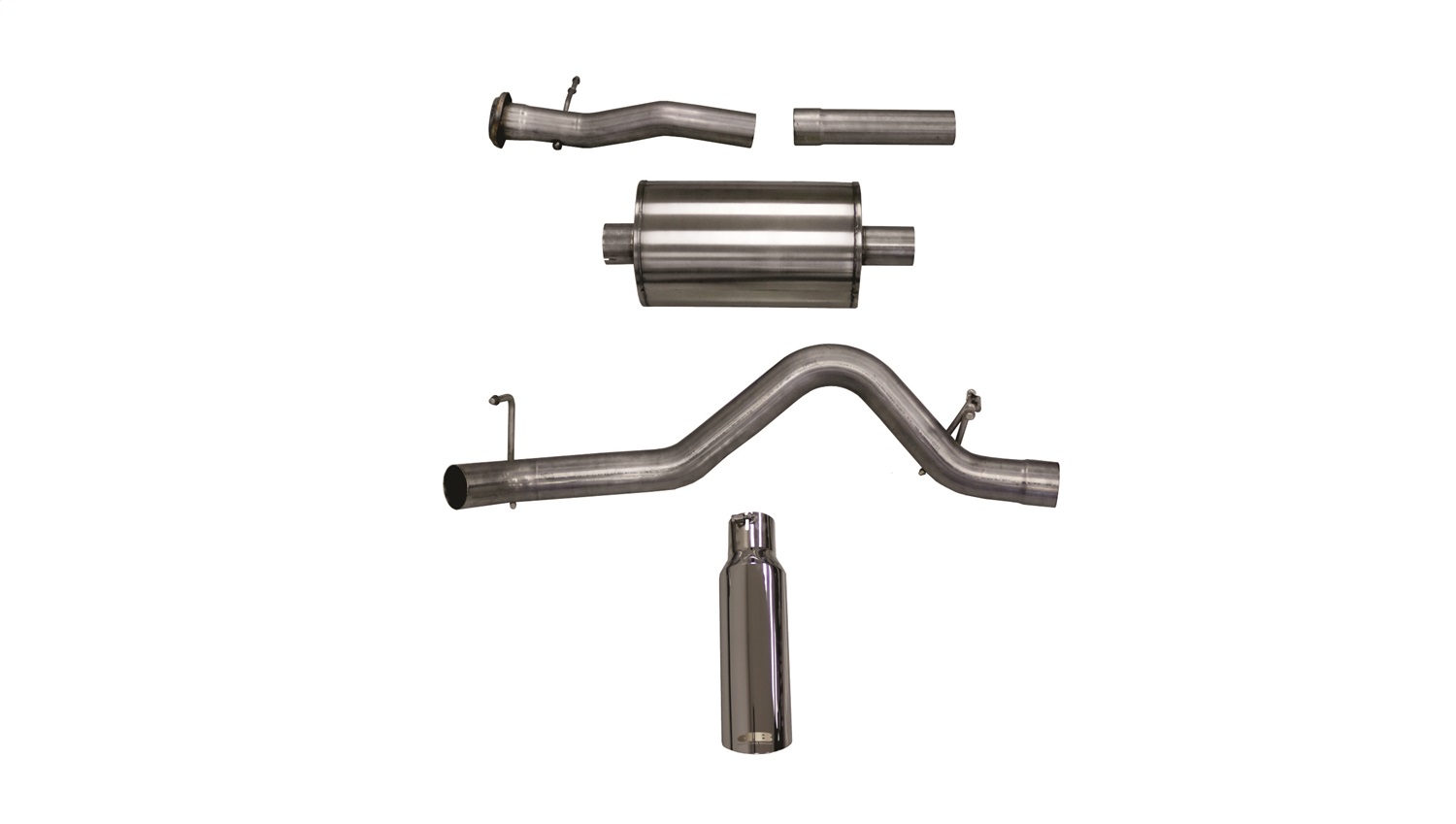Corsa Performance 24745 - 3.0 Inch Cat-Back Sport Single Side Exit Exhaust 4.0 Inch Slash Cut Polished Tip 17-Pres Colorado/Canyon Crew Cab/Short/Long Bed/Extended Cab/Long Bed 3.6L V6 128/140.5 Inch WB Stainless Steel dB by  Performance