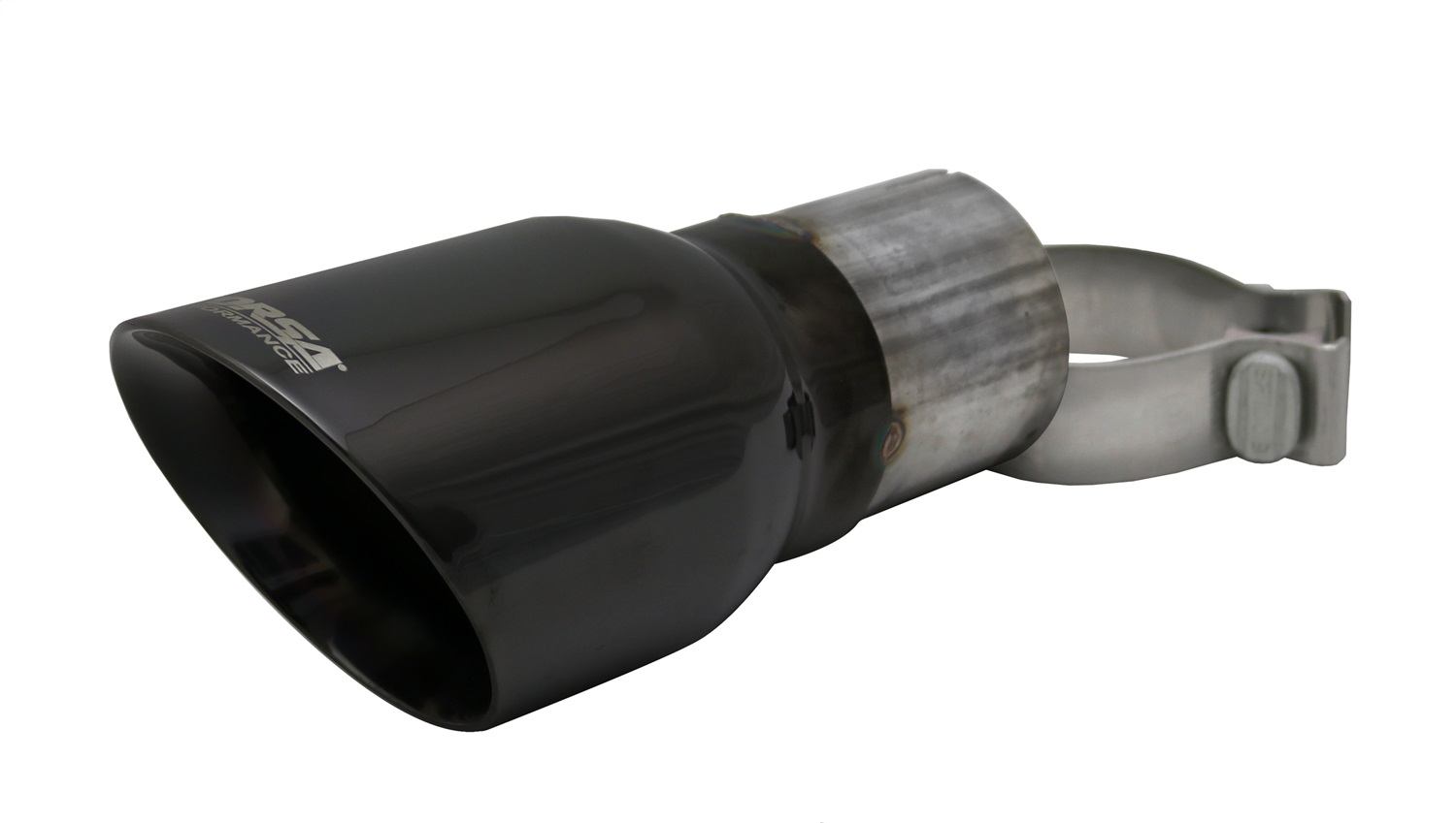 Corsa Performance TK005BLK - Single 4.0 Inch Black Pro-Series Tip (Clamp Included) 2.75 Inch Inlet Universal Stainless Steel  Performance