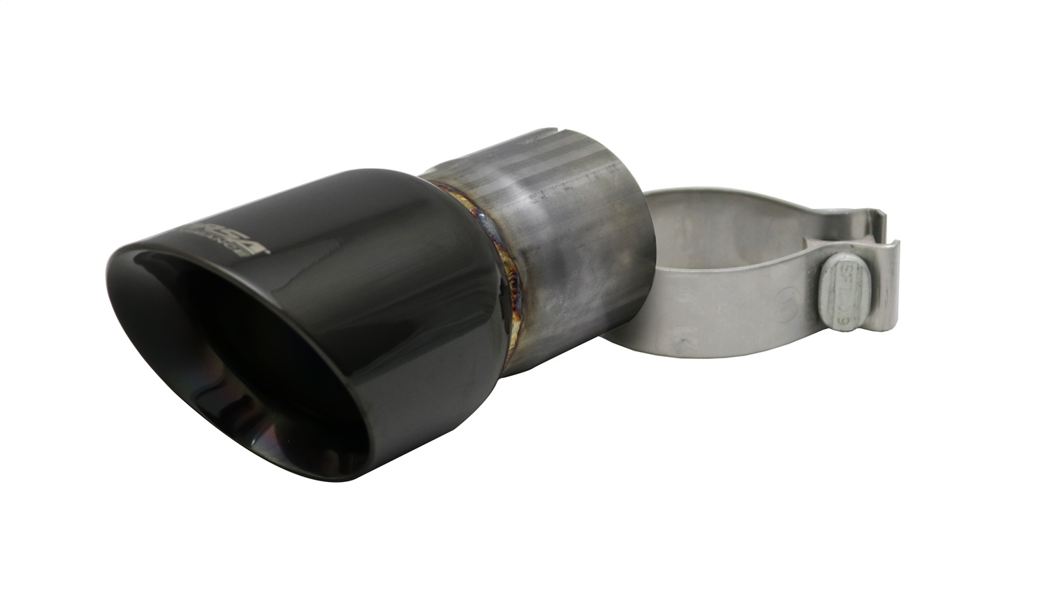 Corsa Performance TK003BLK - Single 3.5 Inch Black Pro-Series Tip (Clamp Included) 2.75 Inch Inlet Universal Stainless Steel  Performance