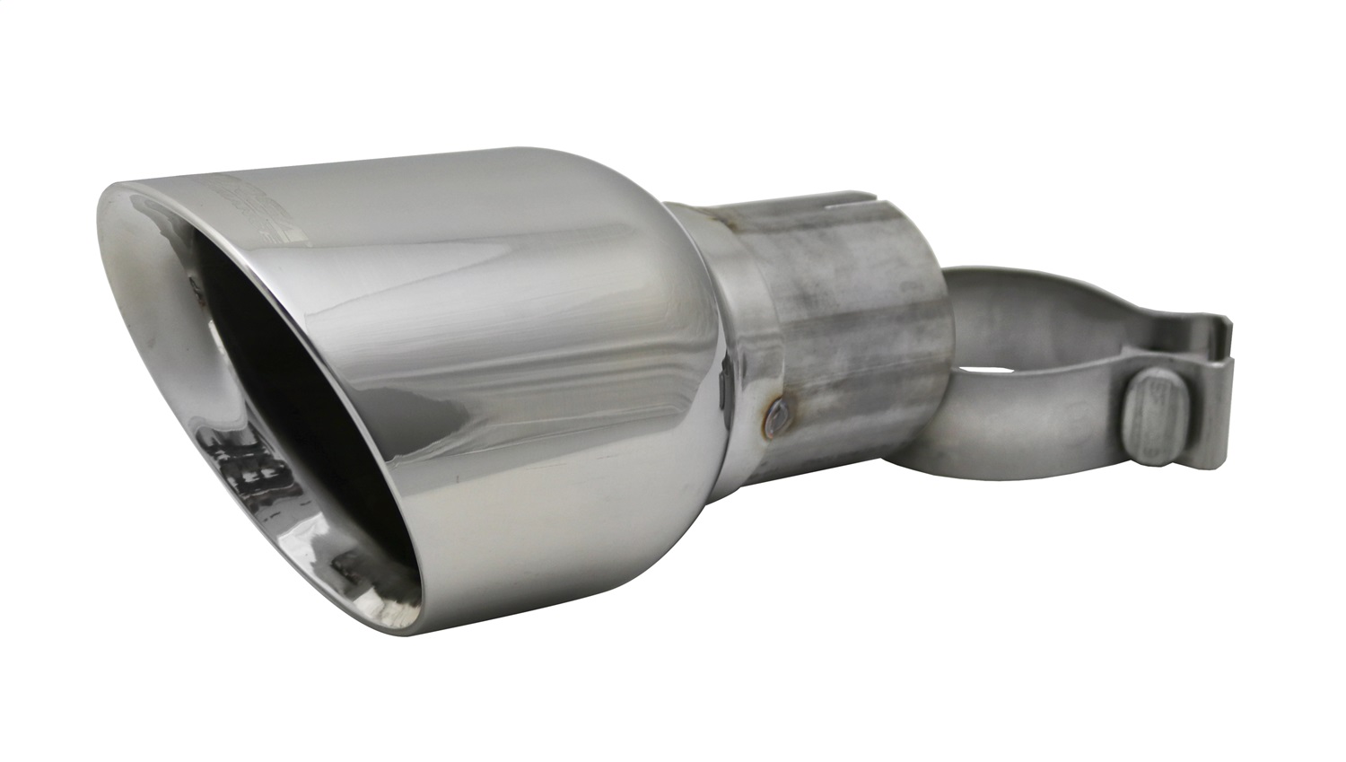 Corsa Performance TK008 - Single 4.5 Inch Polished Pro-Series Tip (Clamp Included) 2.75 Inch Inlet Universal Stainless Steel  Performance