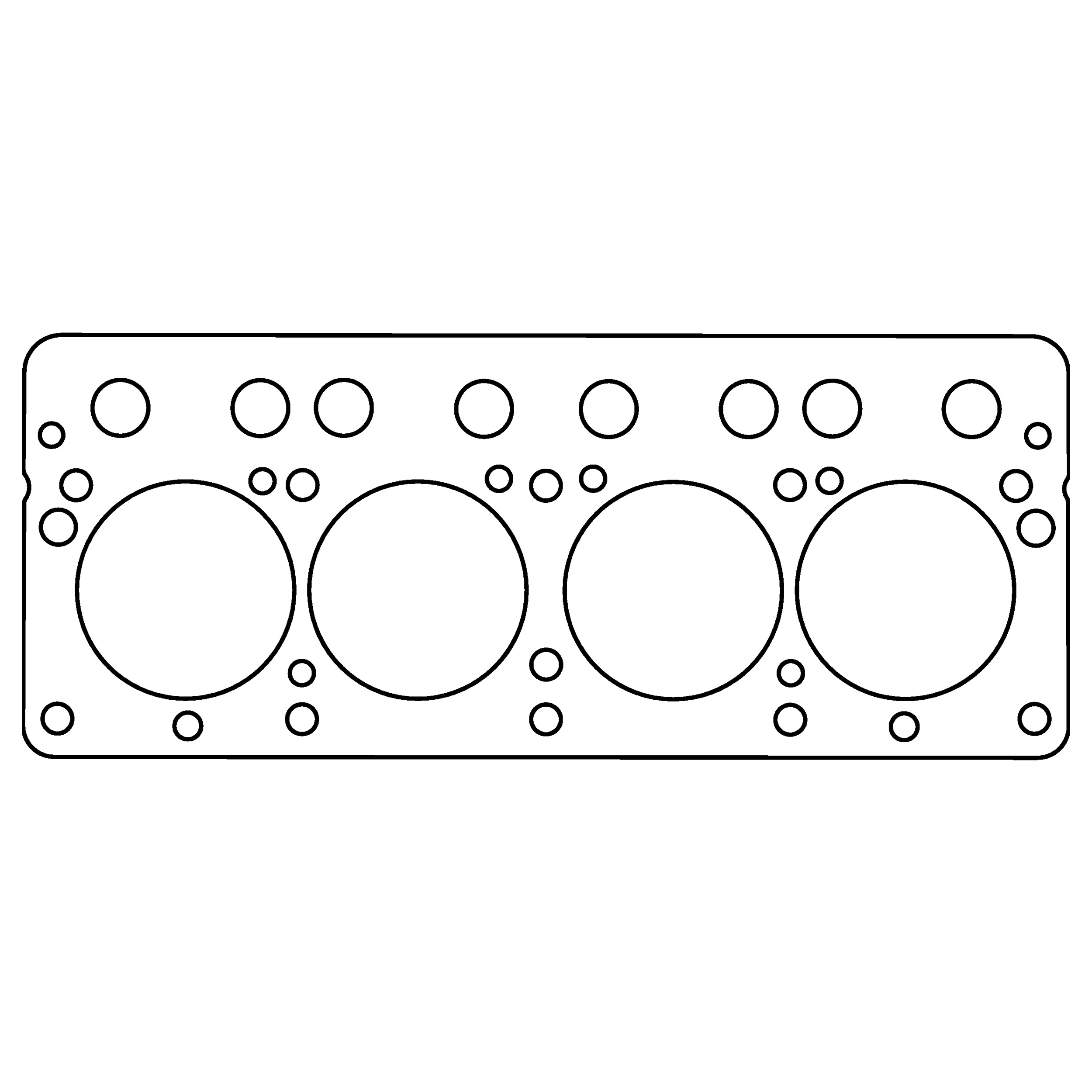 Cometic C4153-043 - Triumph 1500cc Spitfire 74mm .043 inch Copper Head Gasket