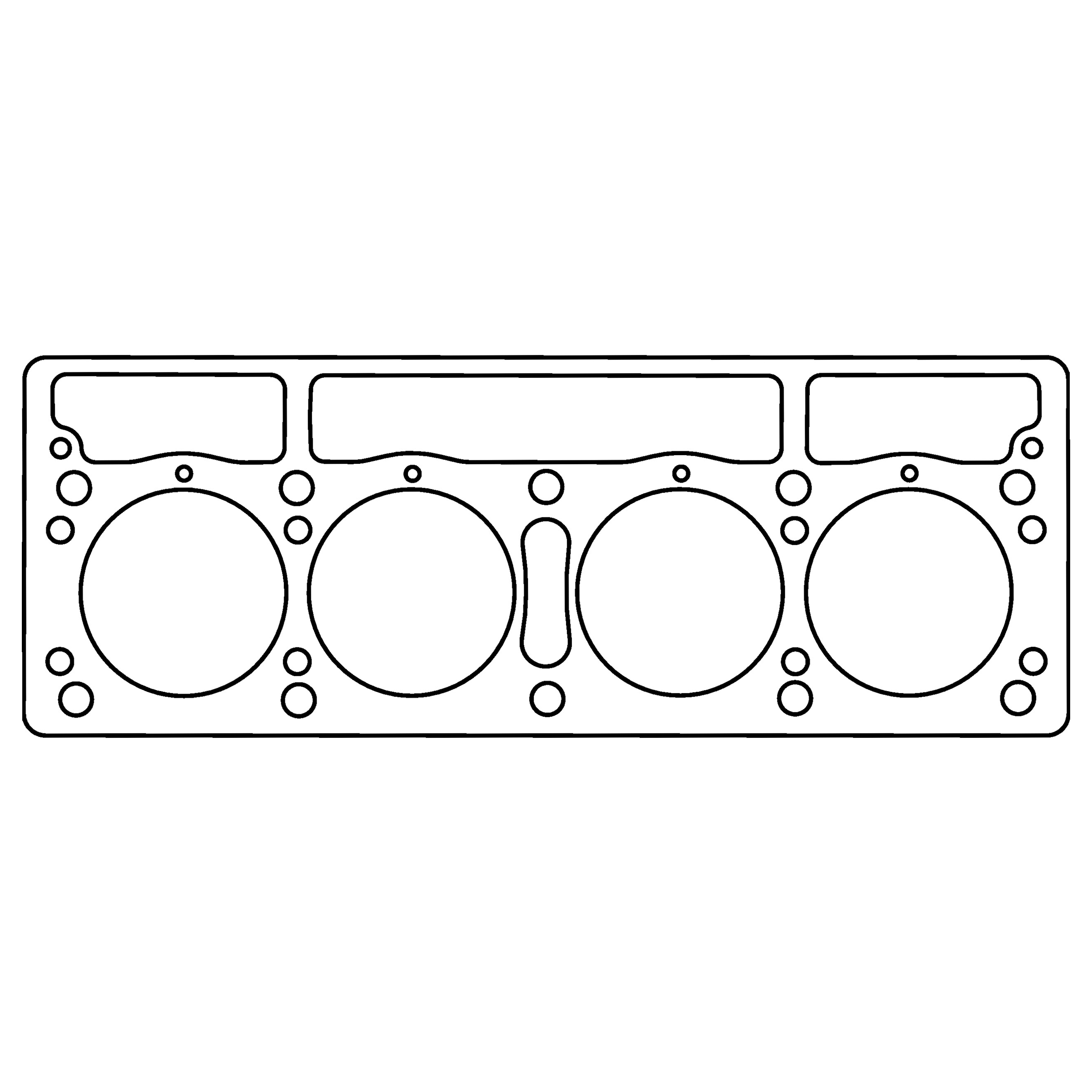Cometic C4152-059 - Triumph TR3B/TR4/TR4A .059in CFM-20 Cylinder Head Gasket - 88mm Bore