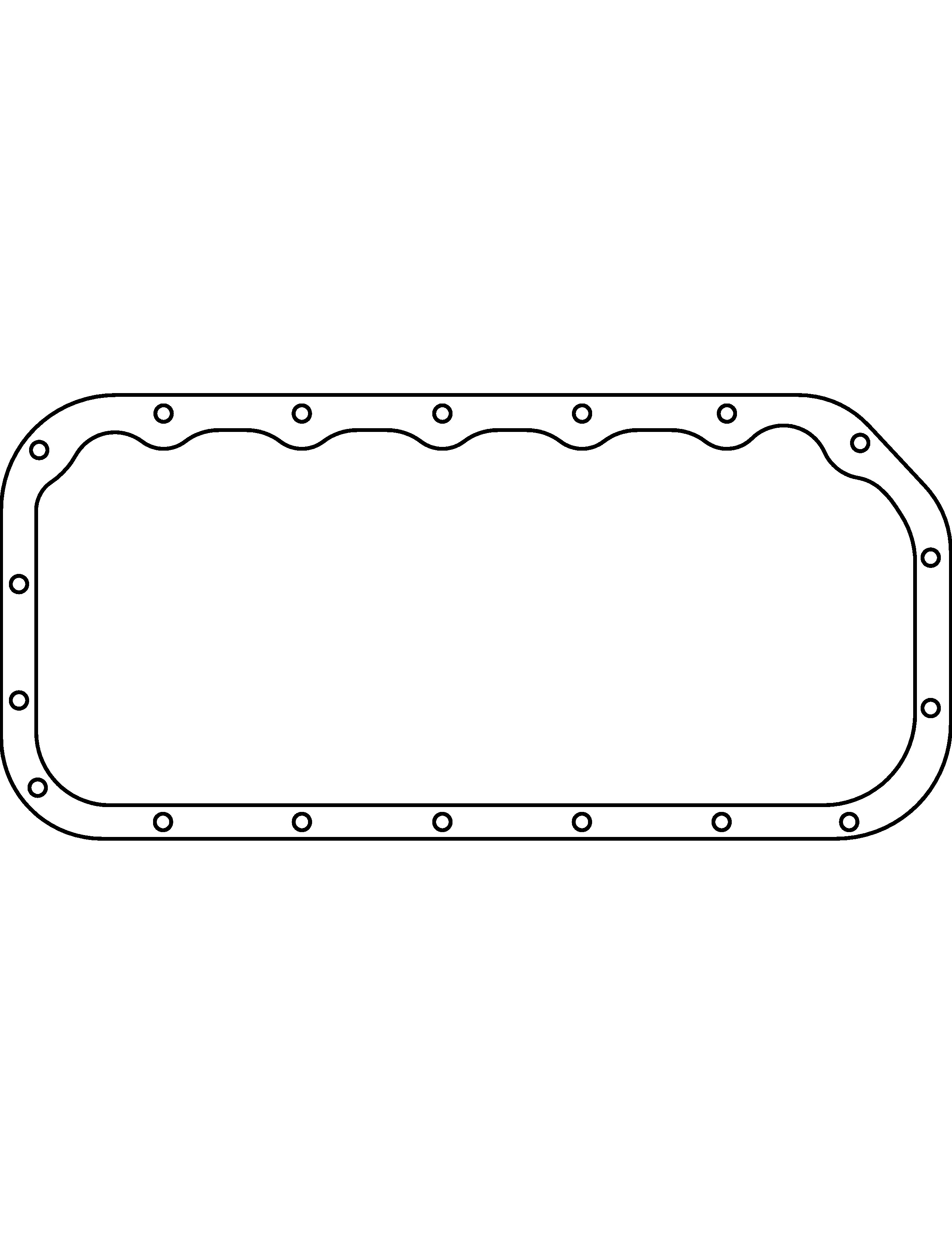 Cometic C4834 - Toyota 2RZ-FE/3RZ-FE Oil Pan Gasket - 1997-2004 Cometic C4834 - Toyota 2RZ-FE/3RZ-FE Oil Pan Gasket - 1997-2004